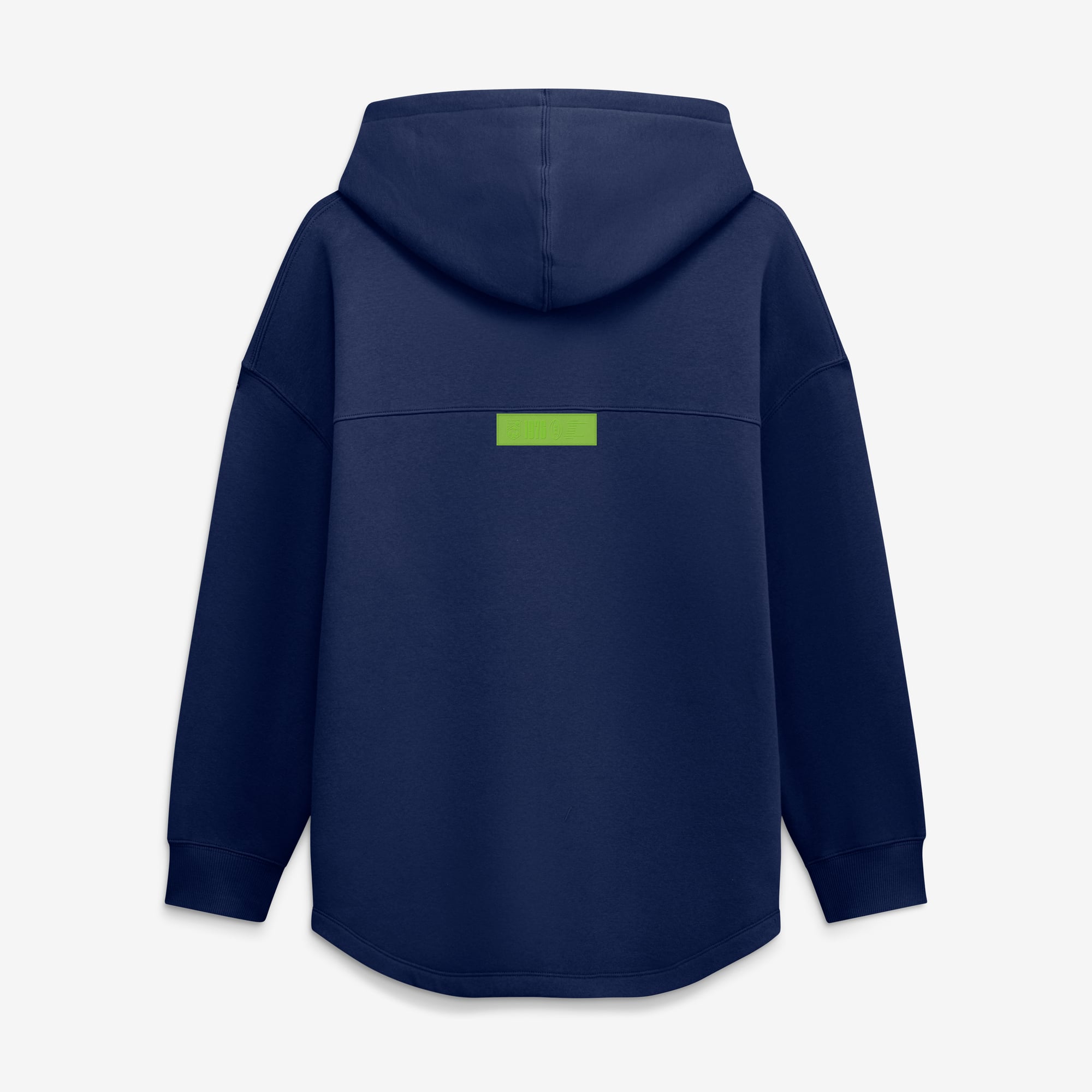 Women's Fanatics College Navy Seattle Seahawks Oversized Tunic Hoodie
