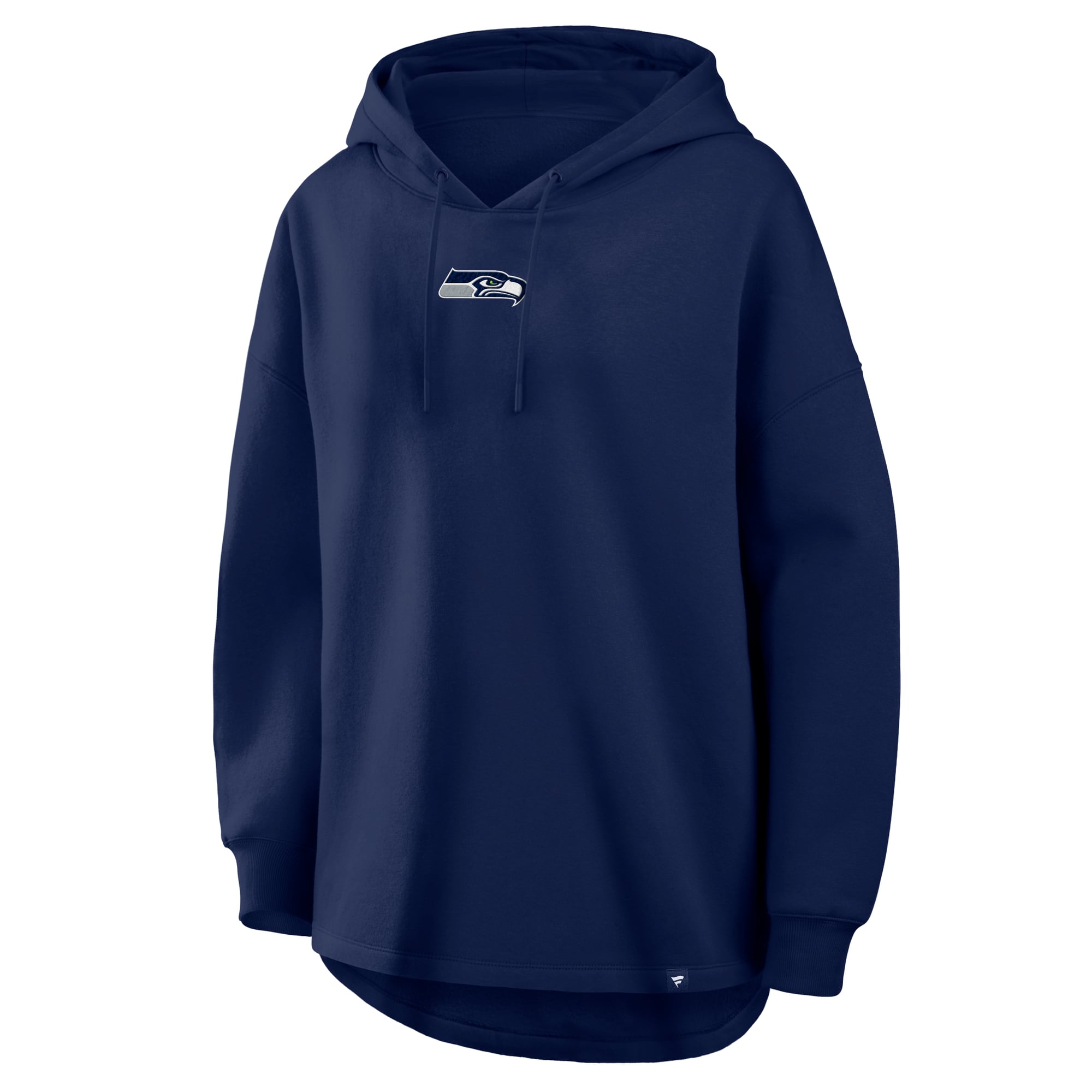 Women's Fanatics College Navy Seattle Seahawks Oversized Tunic Hoodie