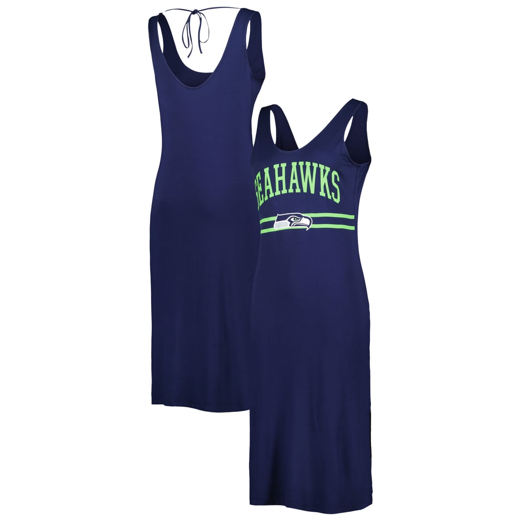 seattle seahawks jersey dress Women's G-III 4Her by Carl Banks College Navy Training V-Neck Maxi chalk-paint-green