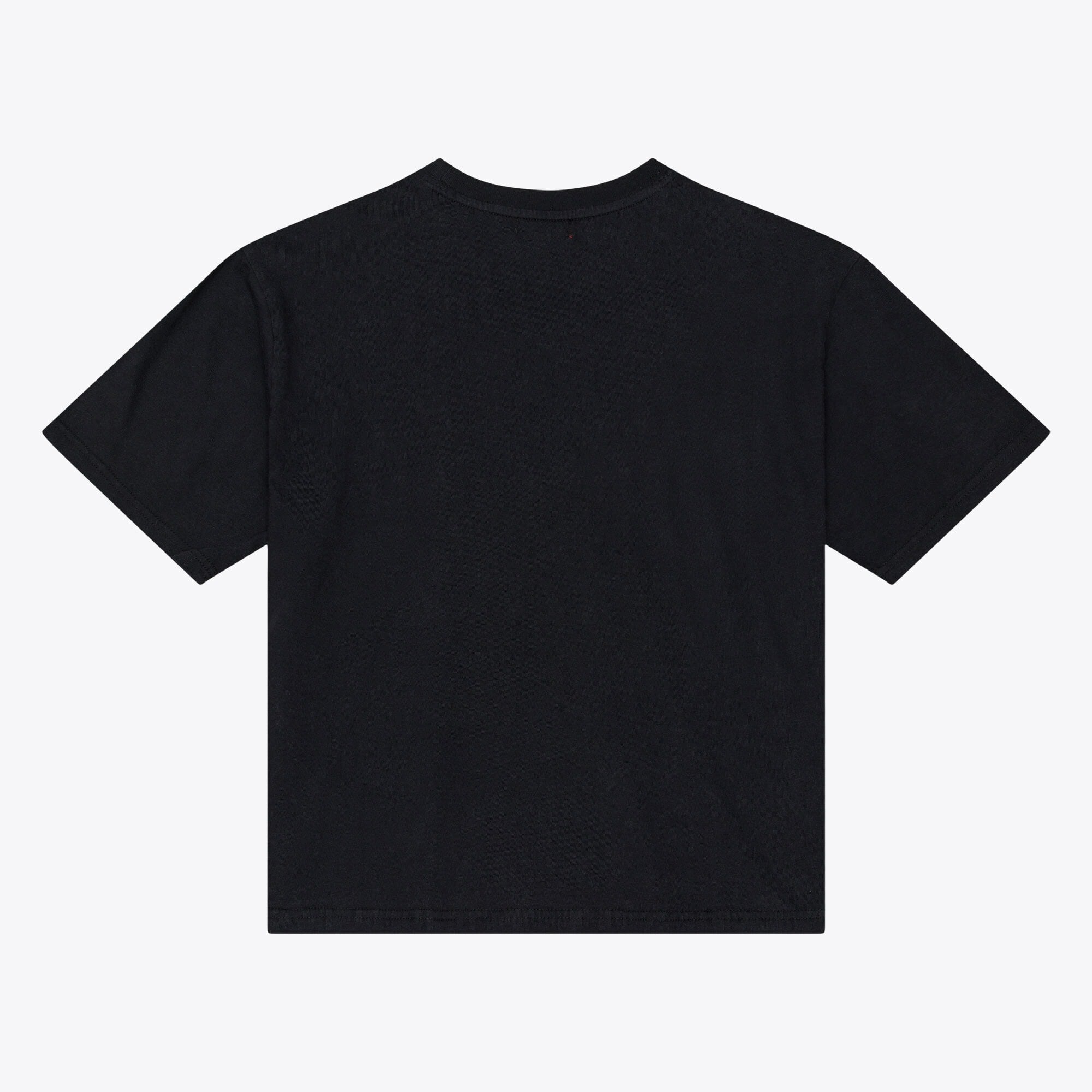Women's Mitchell & Ness Black Seattle Seahawks Core Essentials Micro Logo Boxy Crop T-Shirt