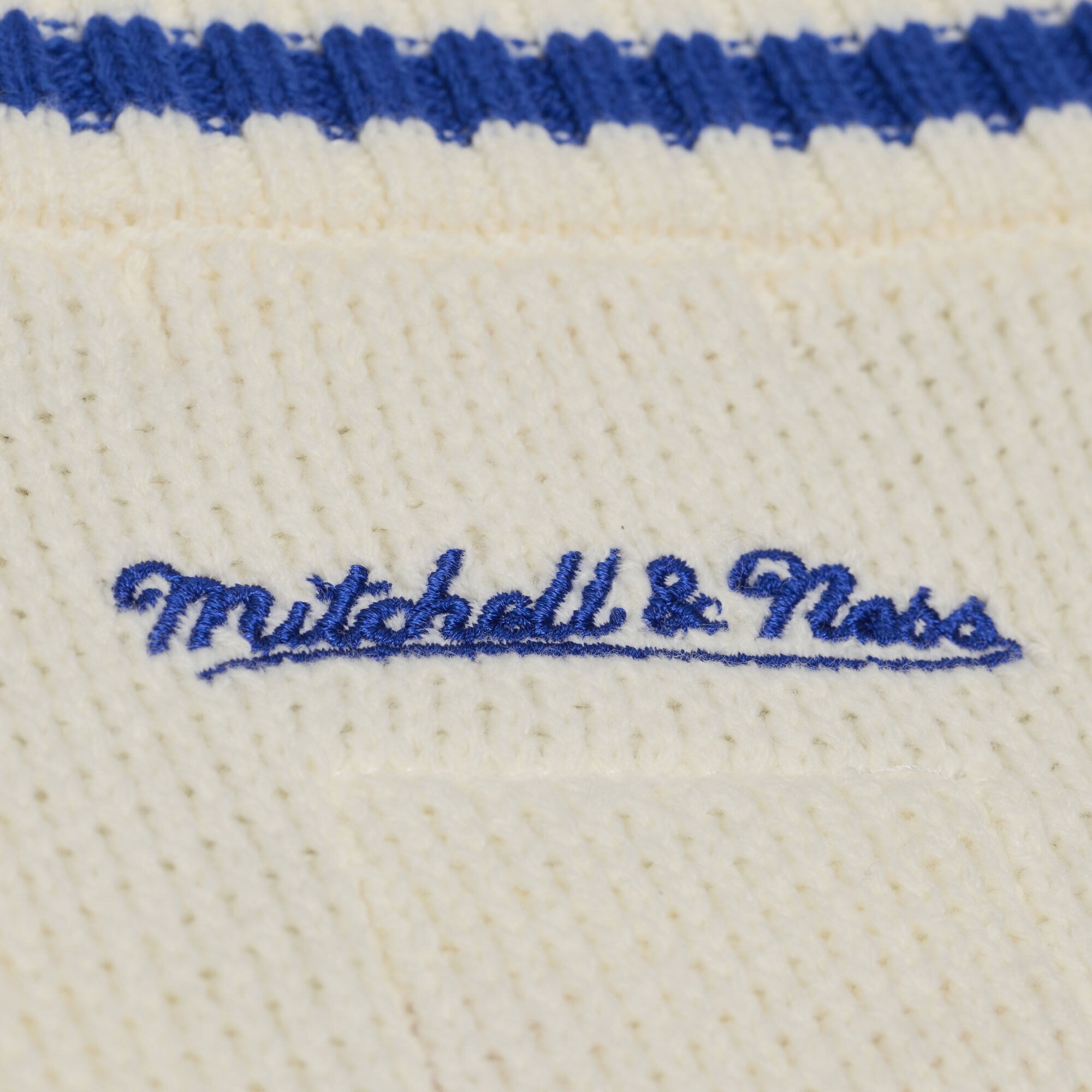 Women's Mitchell & Ness Cream Seattle Seahawks Retro Roots V-Neck Sweater Vest