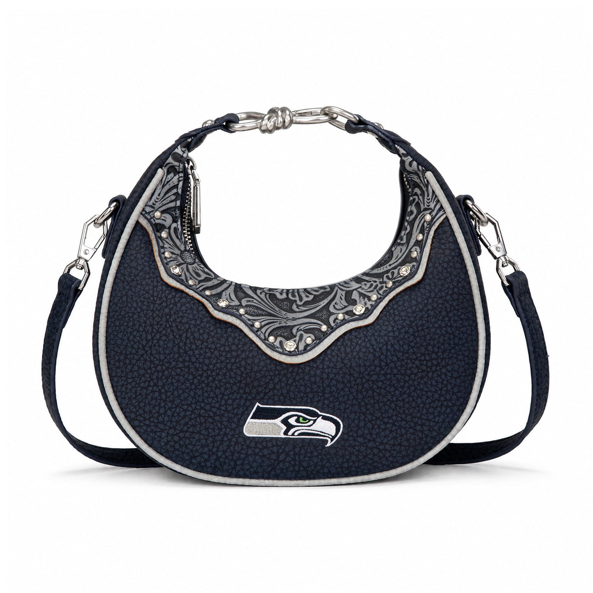 Sac à bandoulière Montana West Seattle Seahawks Crescent pour femme