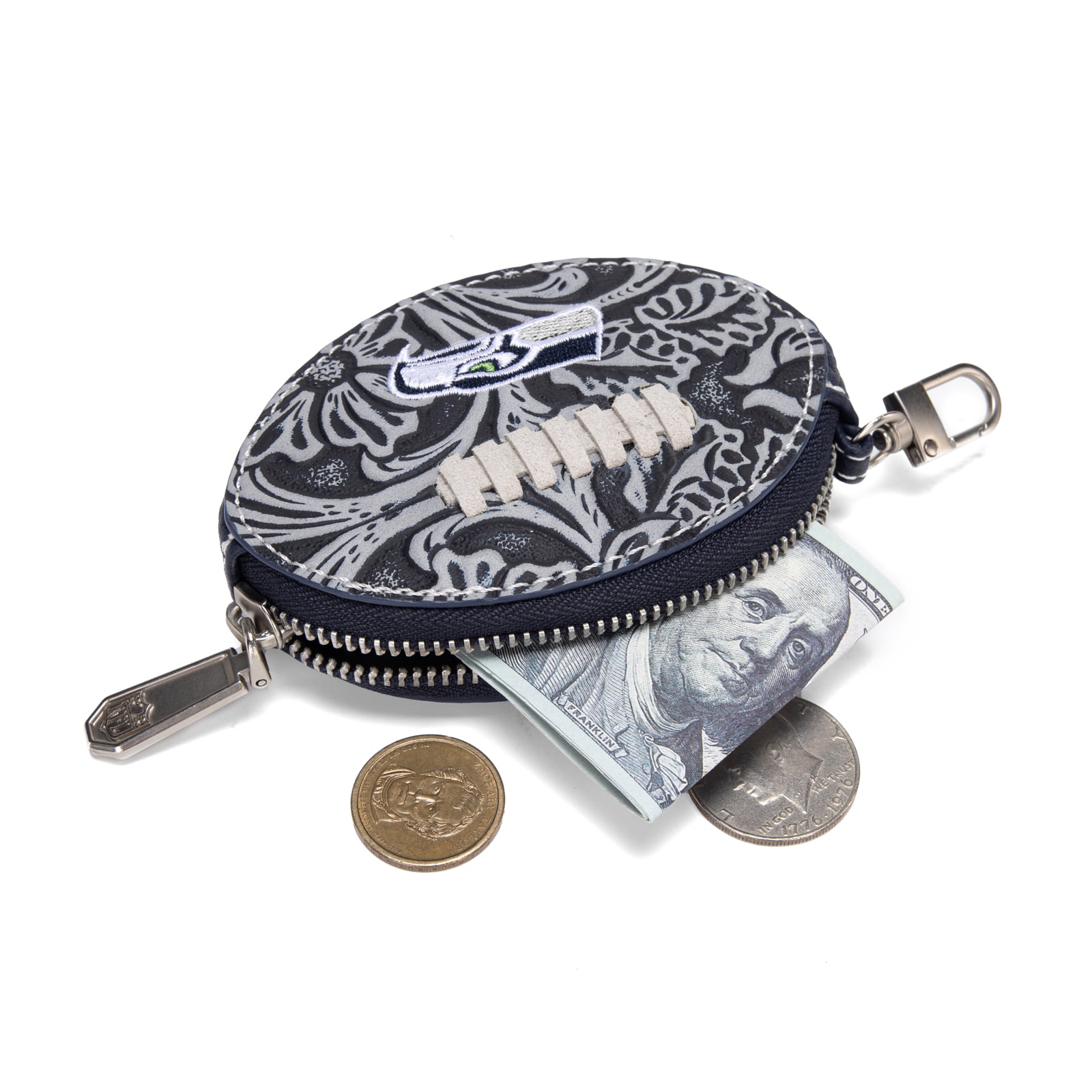 Porte-clés de sac pour femme Montana West Seattle Seahawks Football