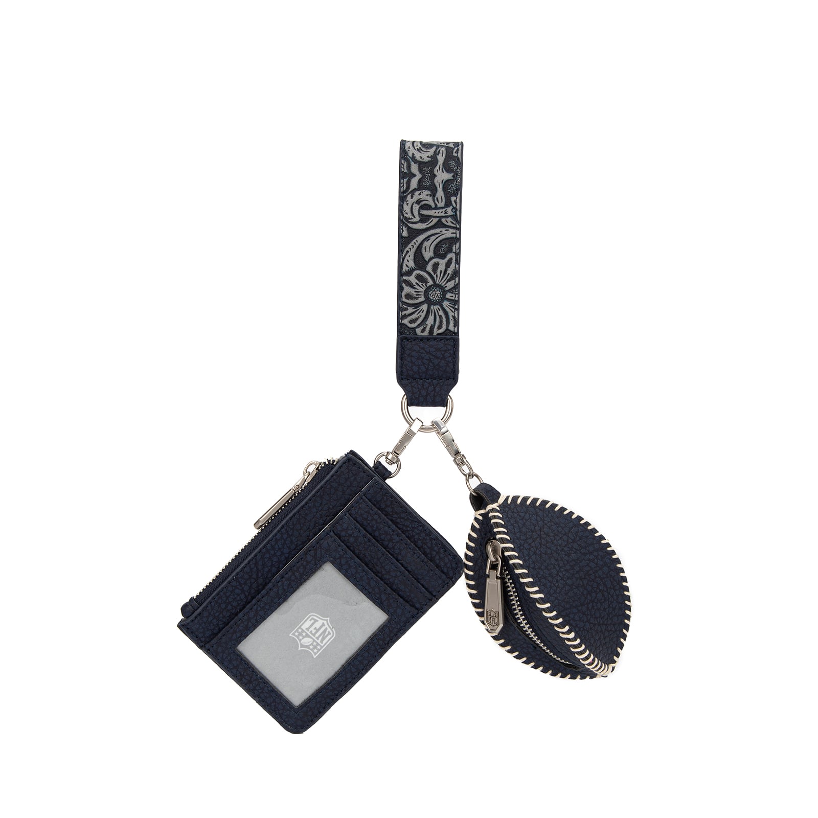 Portefeuille et bracelet porte-clés football Montana West Seattle Seahawks pour femme
