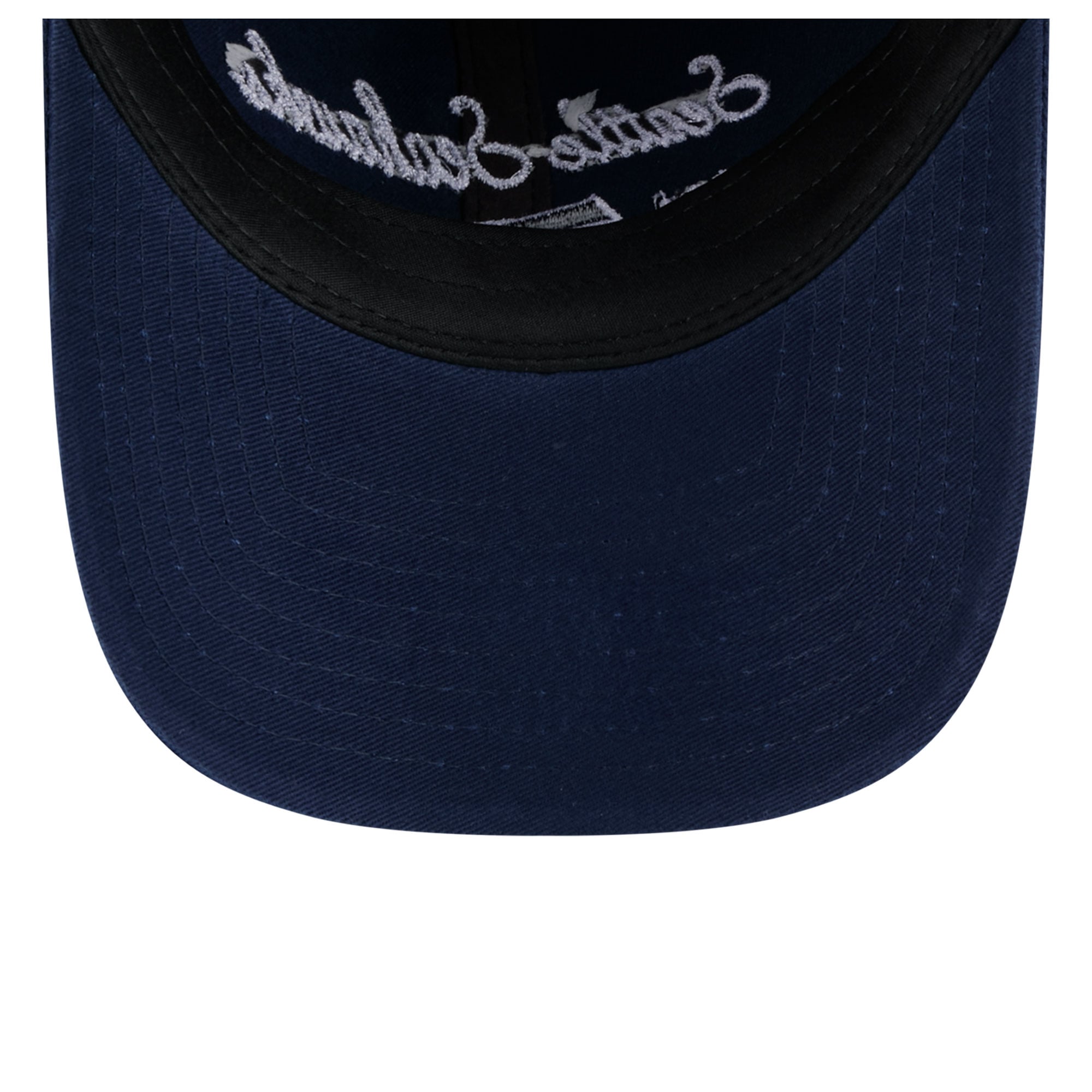 Women's New Era College Navy Seattle Seahawks Script Casual Classic Adjustable Hat