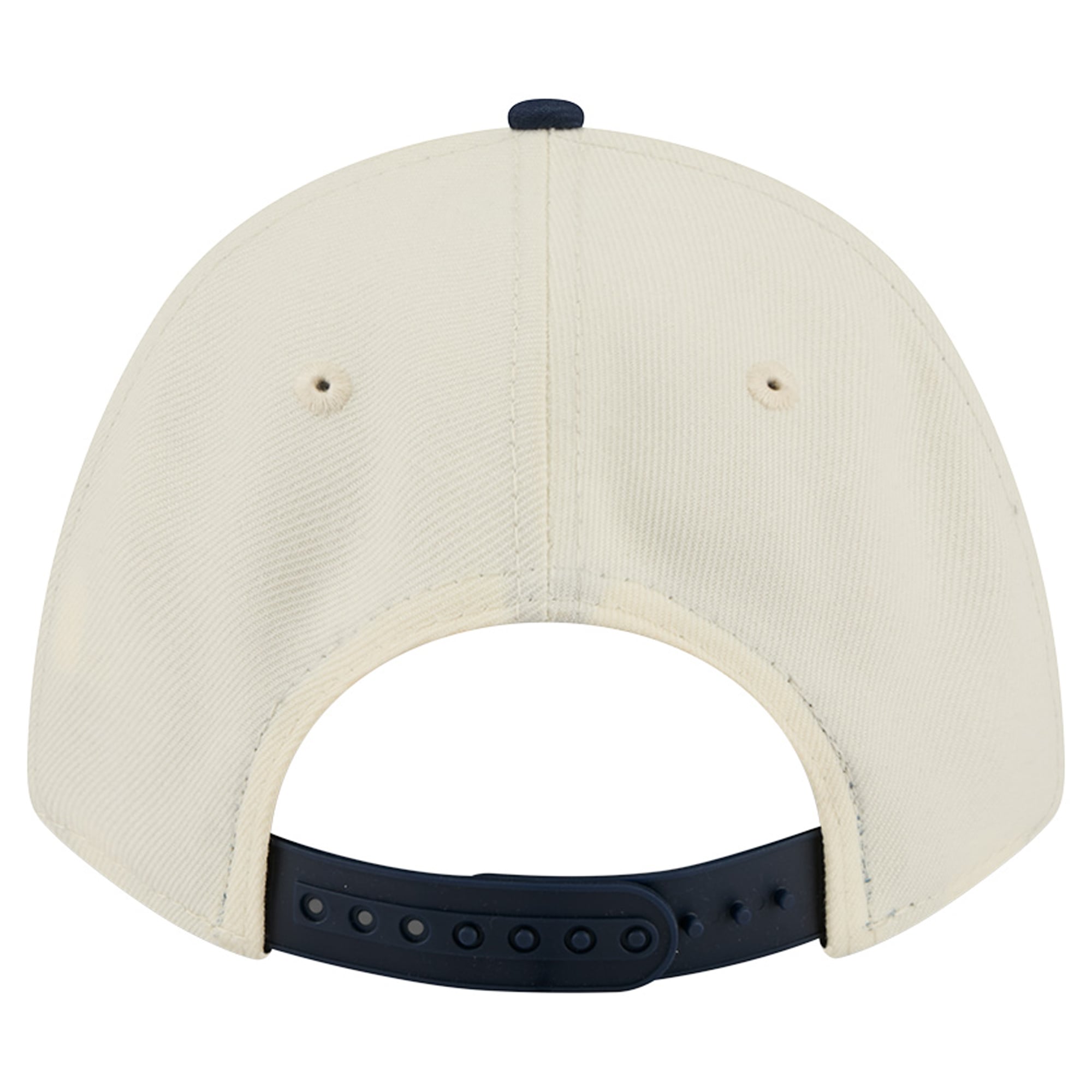Women's New Era Cream/College Navy Seattle Seahawks Tonal A-Frame 9FORTY Adjustable Hat