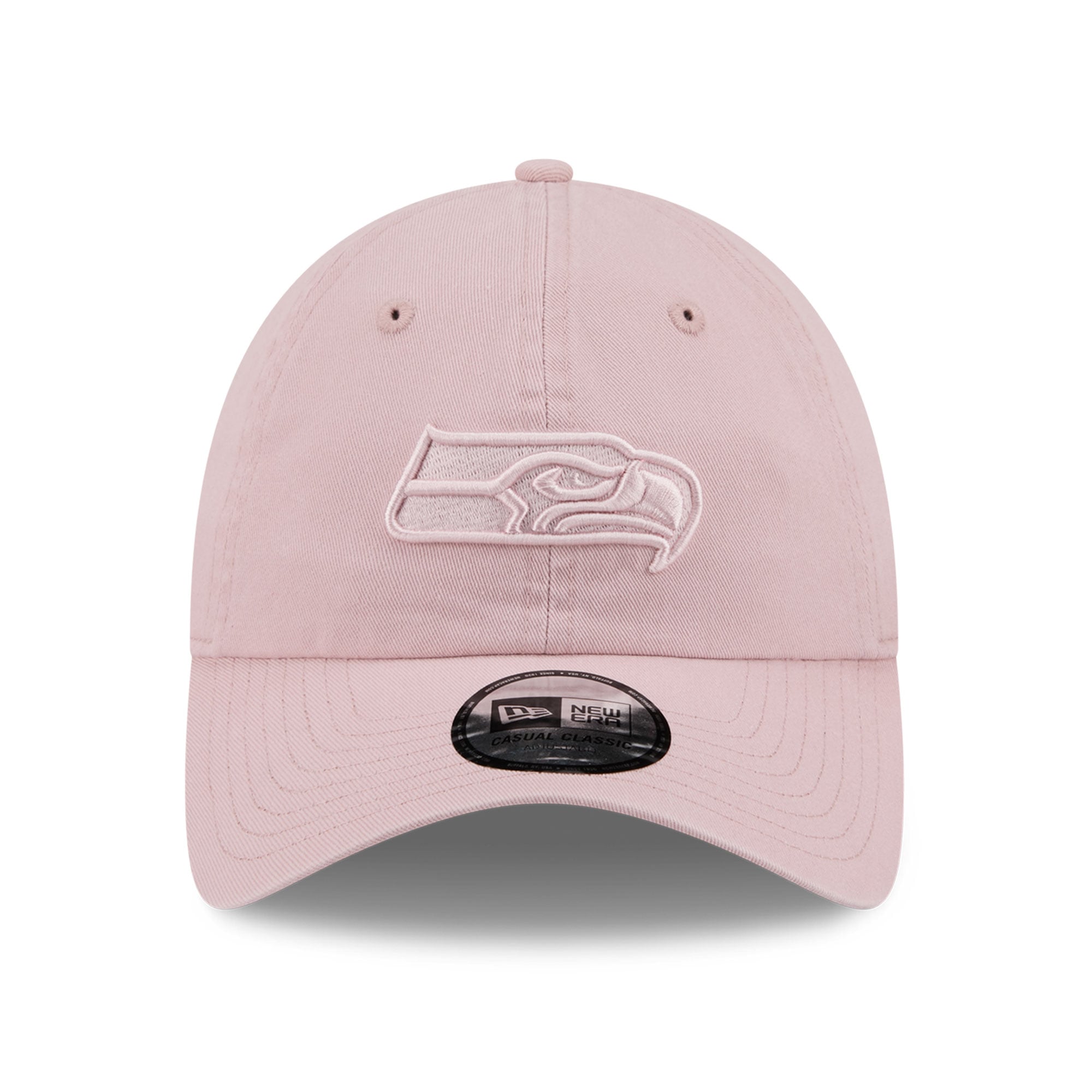 Casquette New Era rose Seattle Seahawks pour femme, style classique décontracté et ajustable