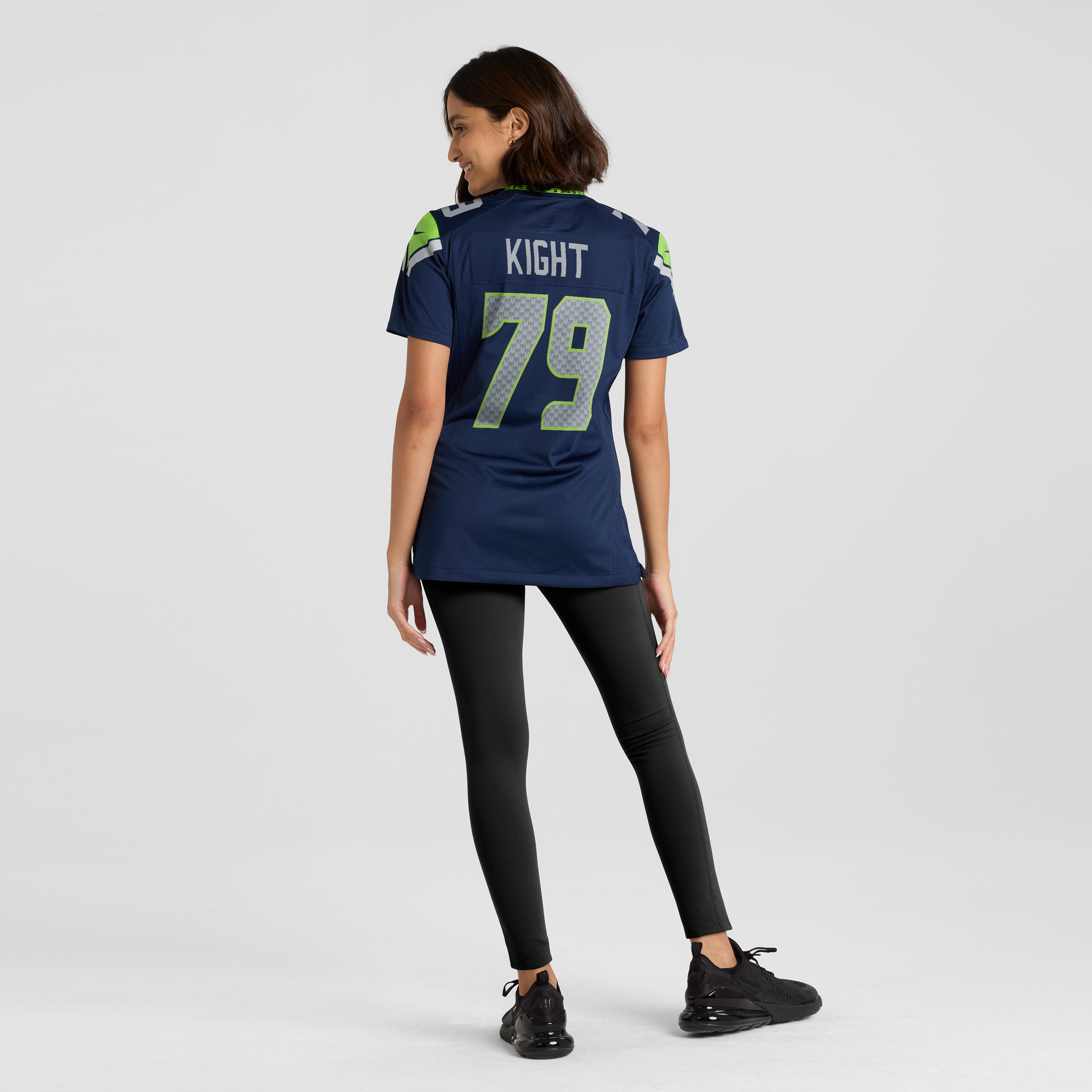 Maillot de match Nike Amari Kight College Navy Seattle Seahawks pour femme