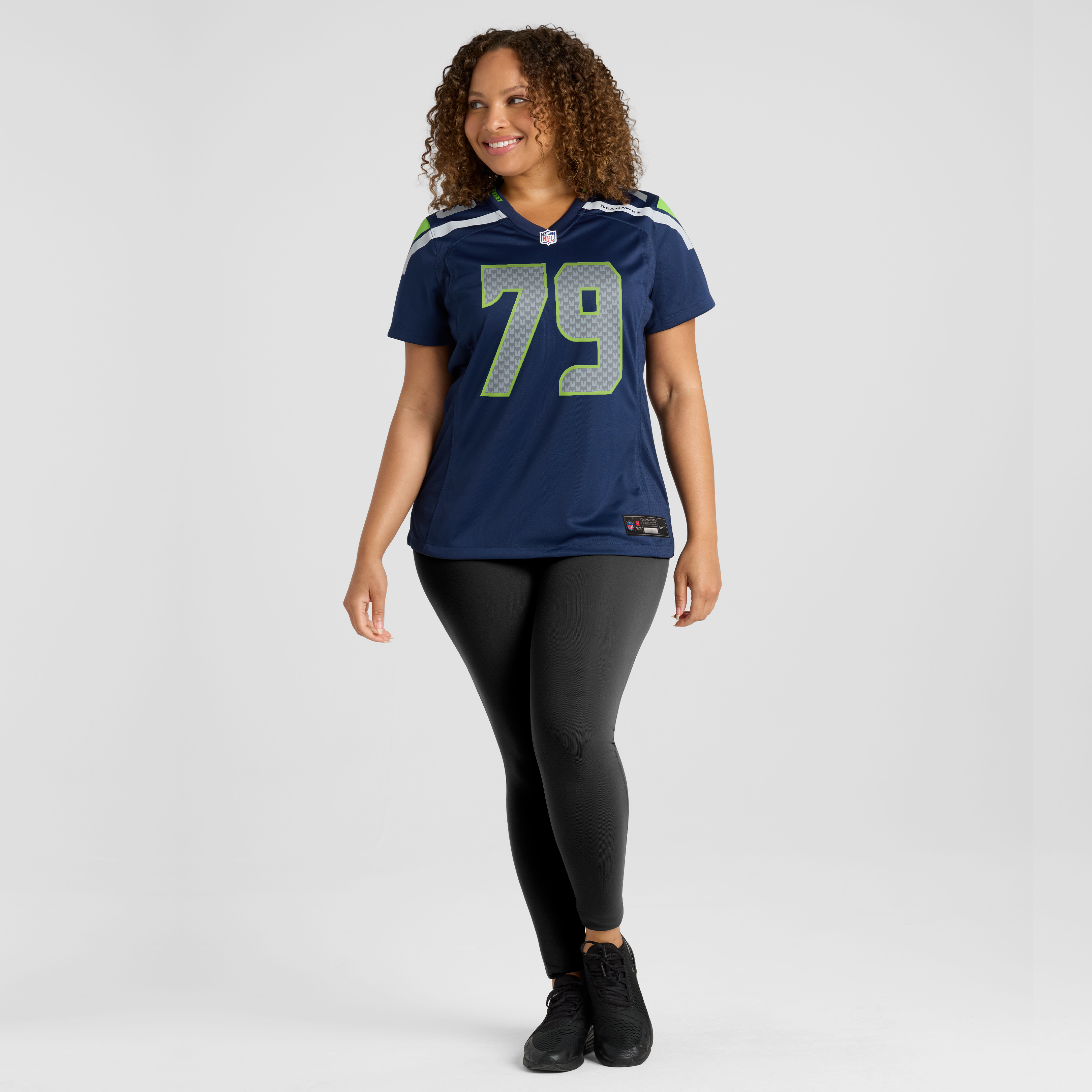 Maillot de match Nike Amari Kight College Navy Seattle Seahawks pour femme