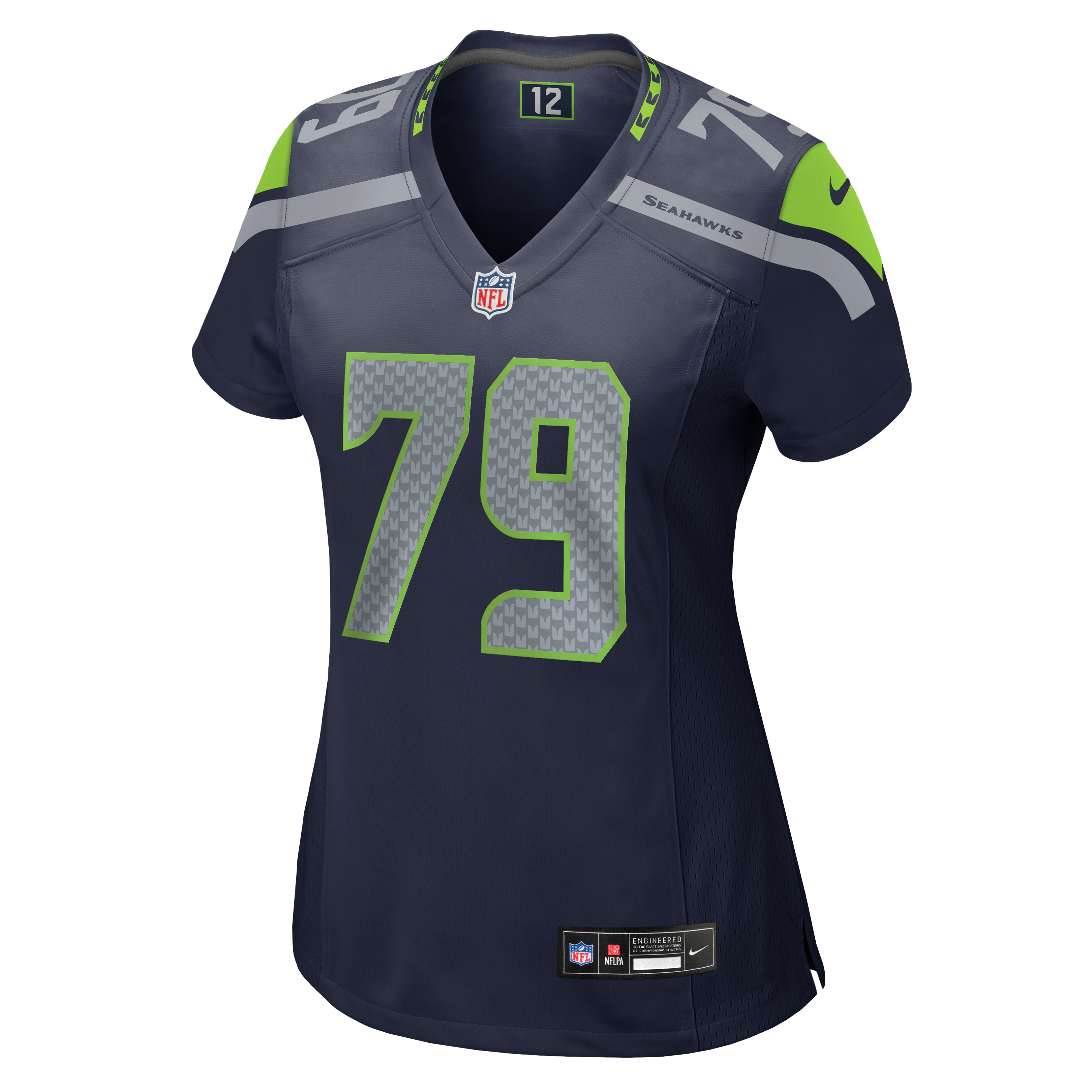 Maillot de match Nike Amari Kight College Navy Seattle Seahawks pour femme