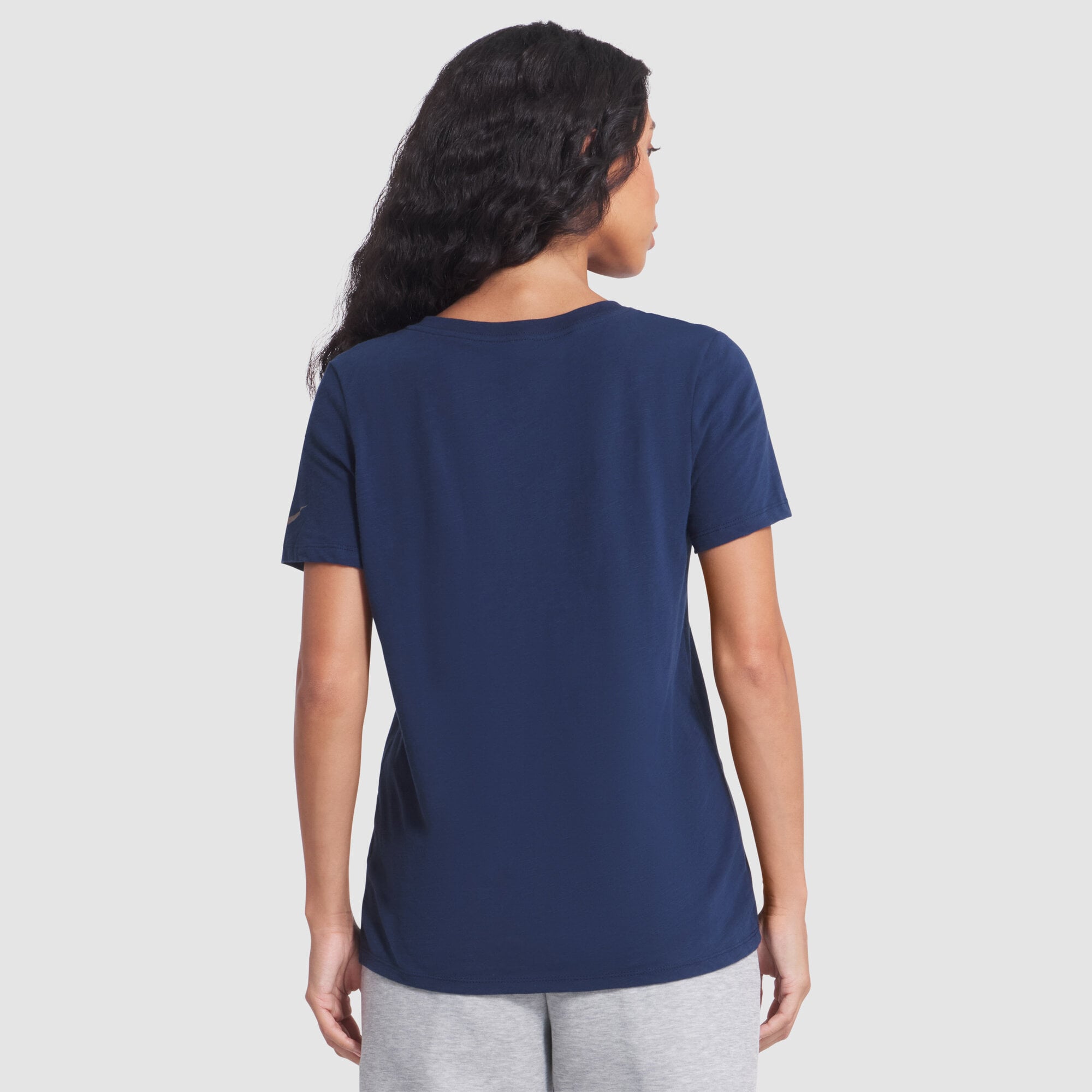 Women's Nike College Navy Seattle Seahawks Rivalries Collection Slub Dri-FIT T-Shirt
