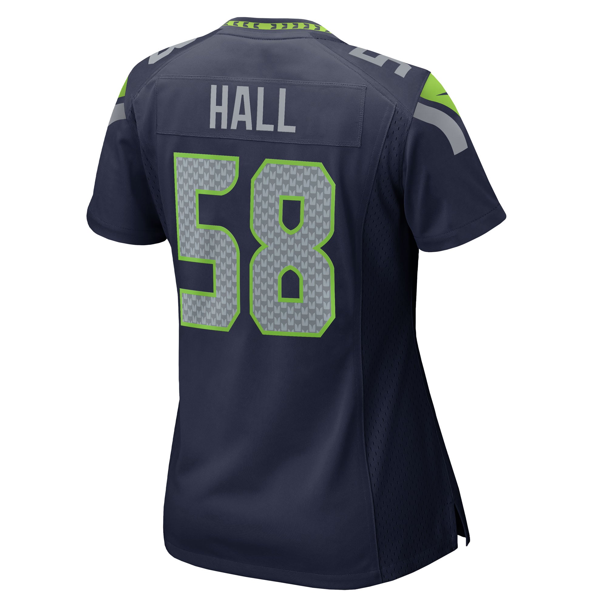Women's Nike Derick Hall  College Navy Seattle Seahawks Team Game Jersey