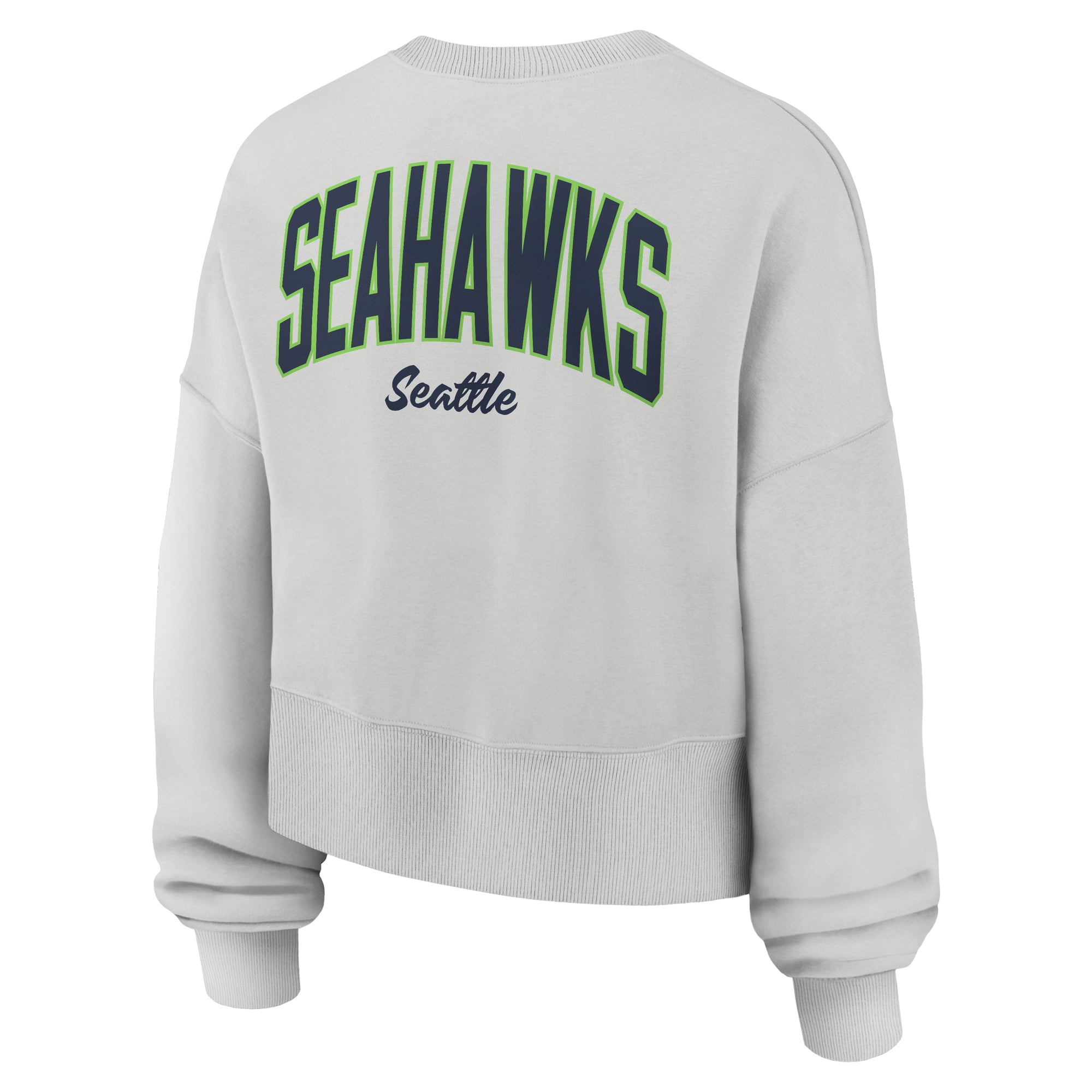 Sweat-shirt polaire surdimensionné Nike gris Seattle Seahawks Primetime Phoenix pour femme
