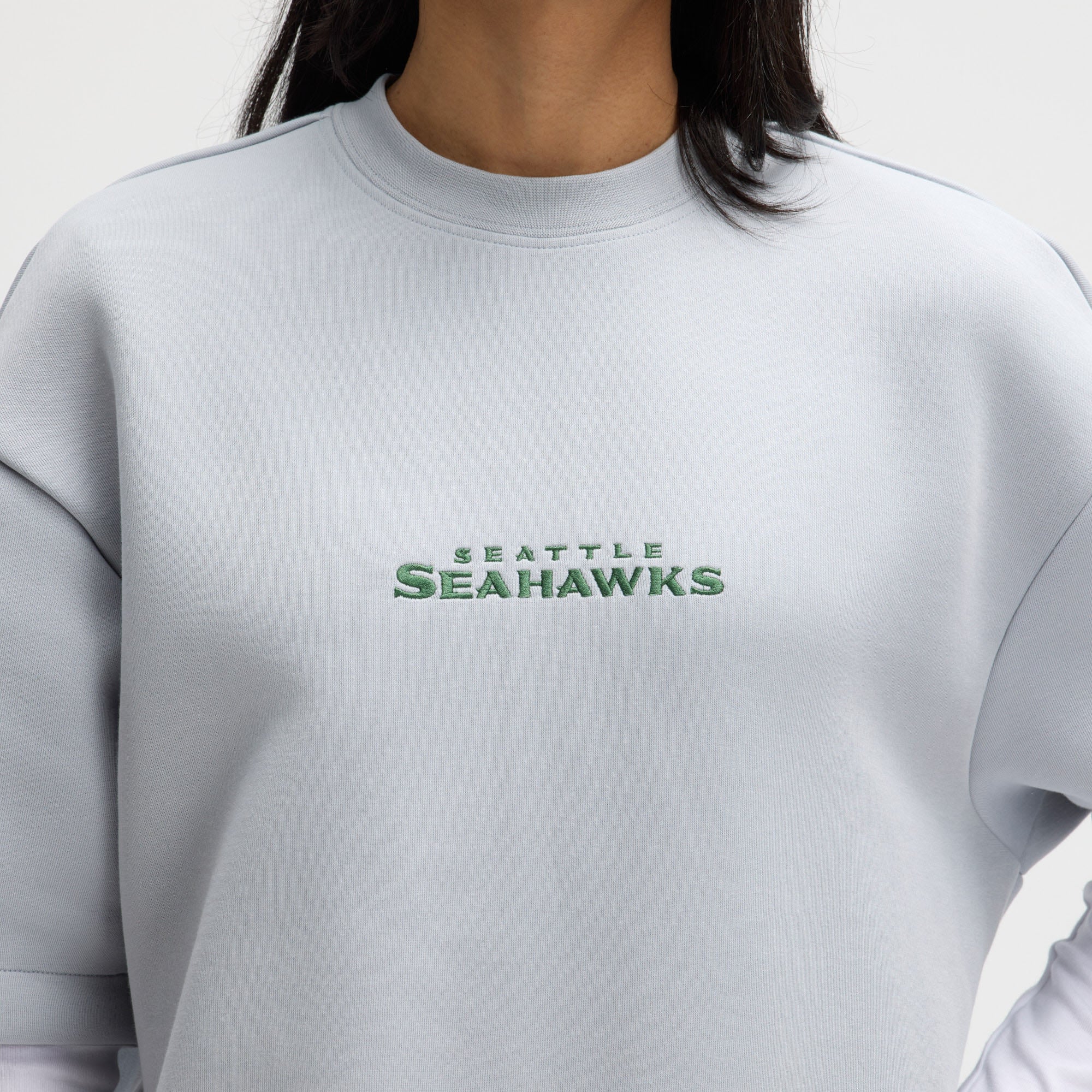 Women's Nike  Gray Seattle Seahawks Rivalries Collection Oversized Tech Fleece Dress
