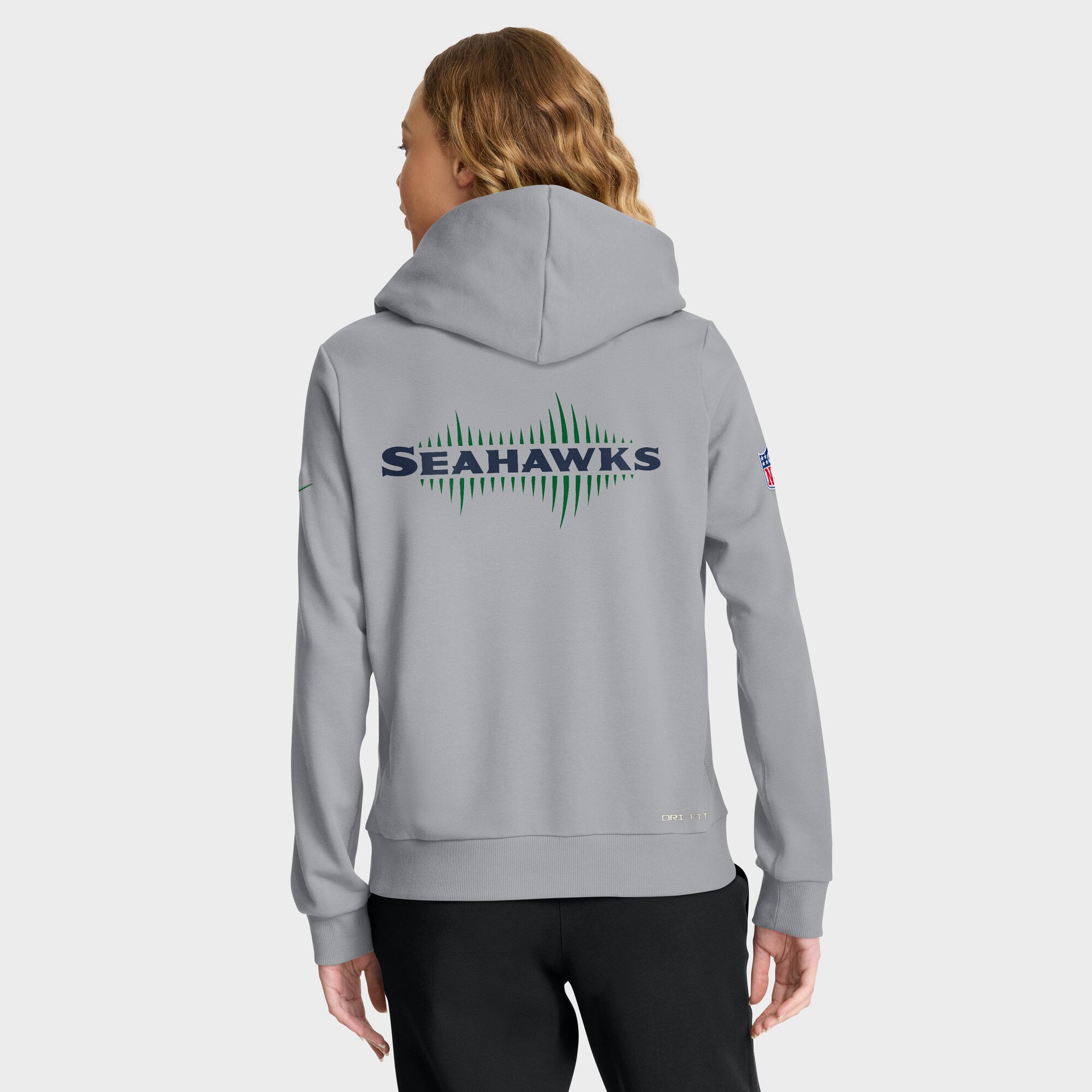 Women's Nike  Gray Seattle Seahawks Rivalries Collection Sideline Dri-FIT Hoodie