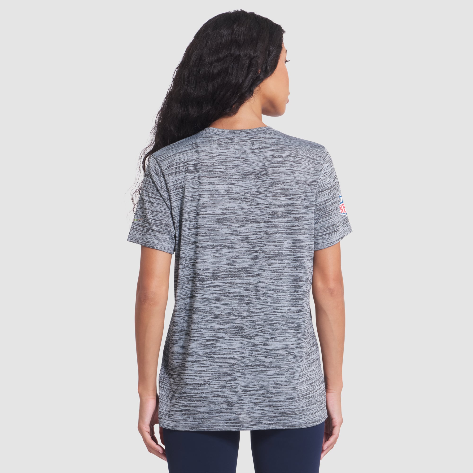 Women's Nike Gray Seattle Seahawks Rivalries Collection Sideline Velocity Dri-FIT T-Shirt