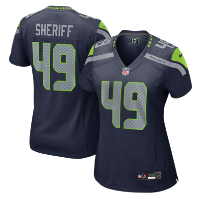 Jamie Sheriff Seattle Seahawks Nike Women's Team Game Jersey - College Navy