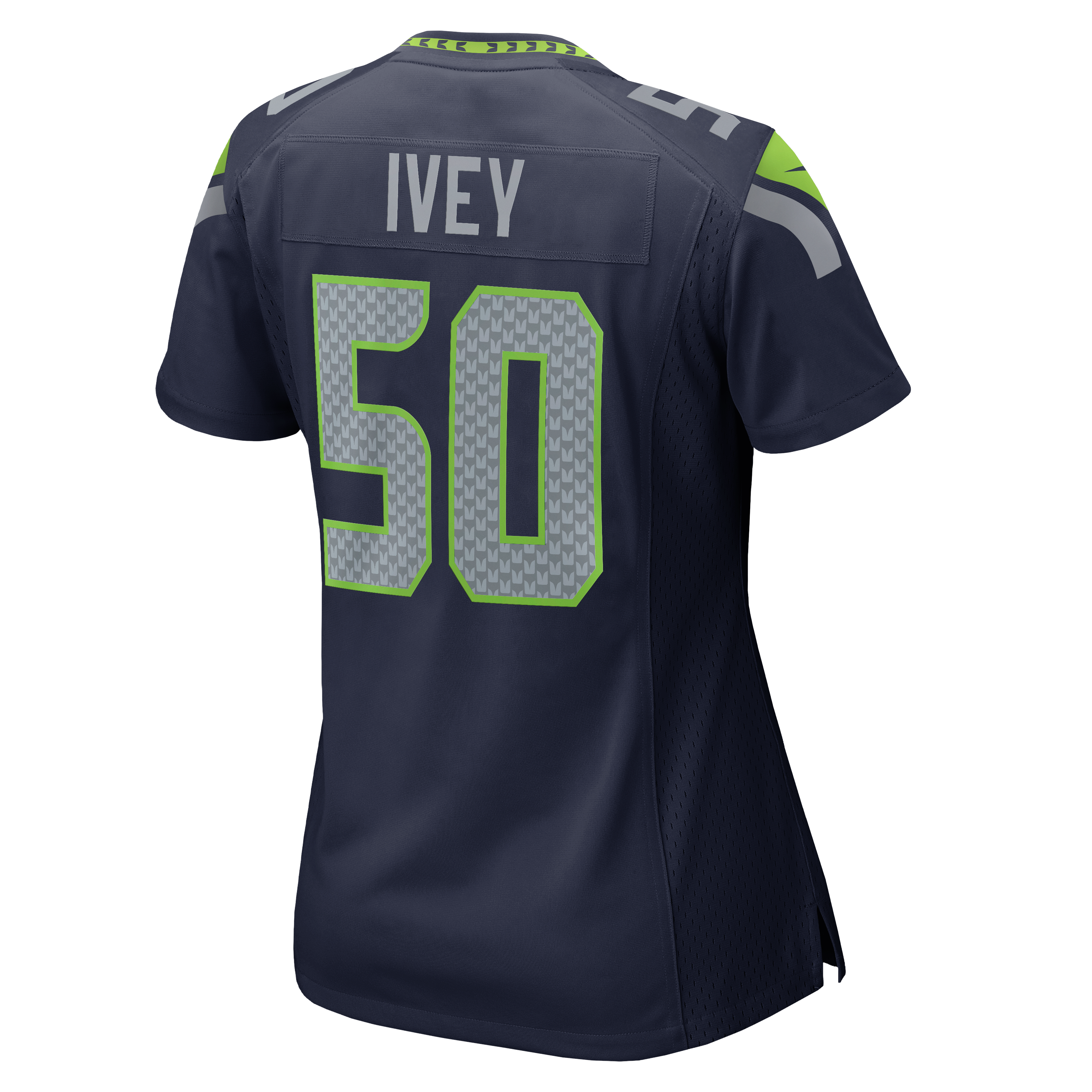 Women's Nike Jared Ivey College Navy Seattle Seahawks Team Game Jersey