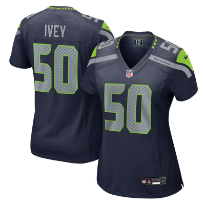 Jared Ivey Seattle Seahawks Nike Women's Team Game Jersey - College Navy