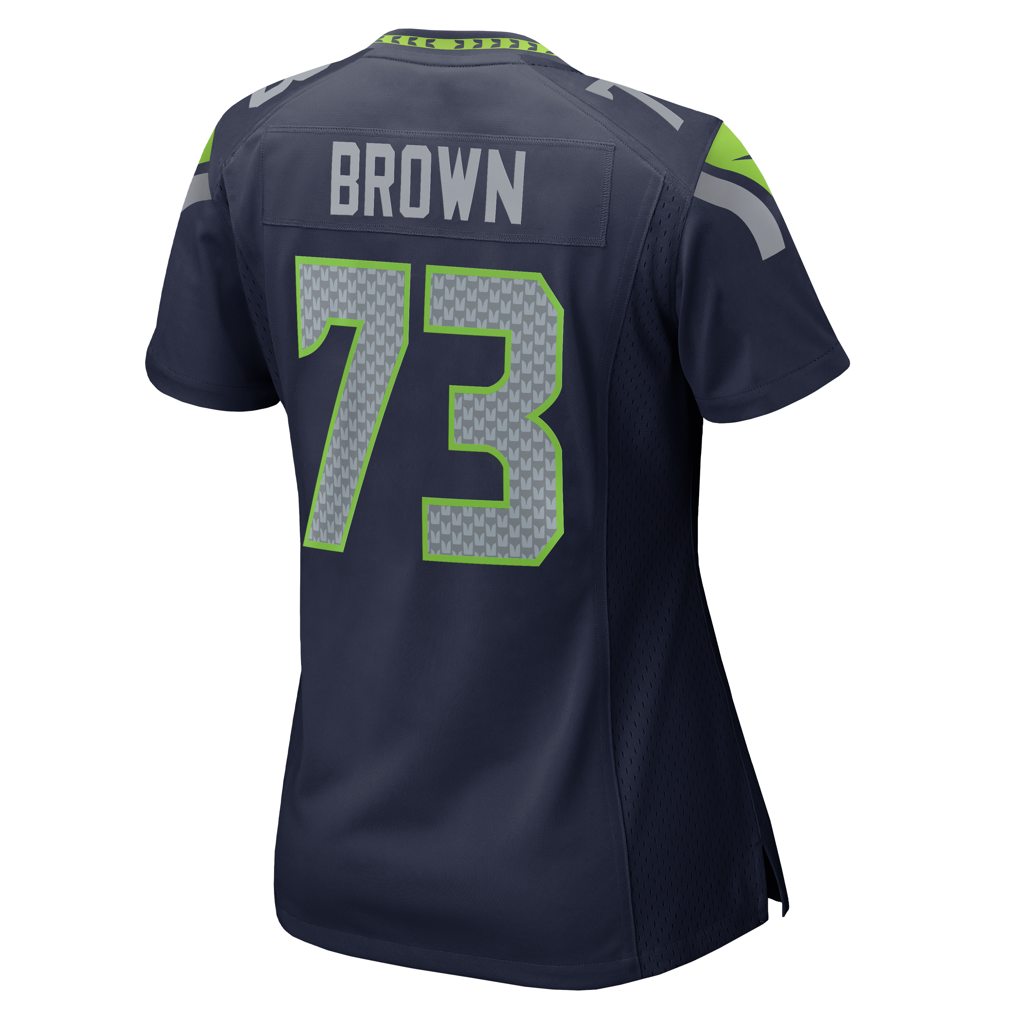 Women's Nike Logan Brown College Navy Seattle Seahawks Team Game Jersey