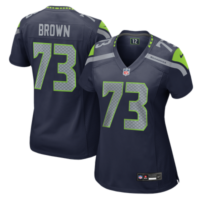 Logan Brown Seattle Seahawks Nike Women's Team Game Jersey - College Navy