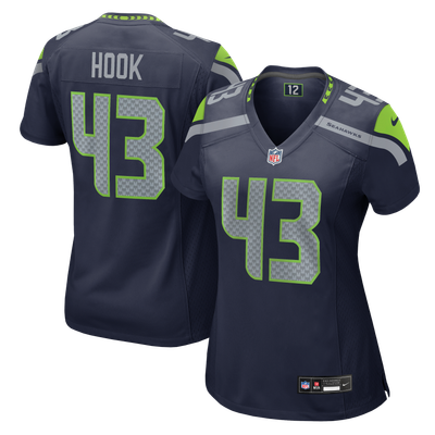 Maxen Hook Seattle Seahawks Nike Women's Team Game Jersey - College Navy