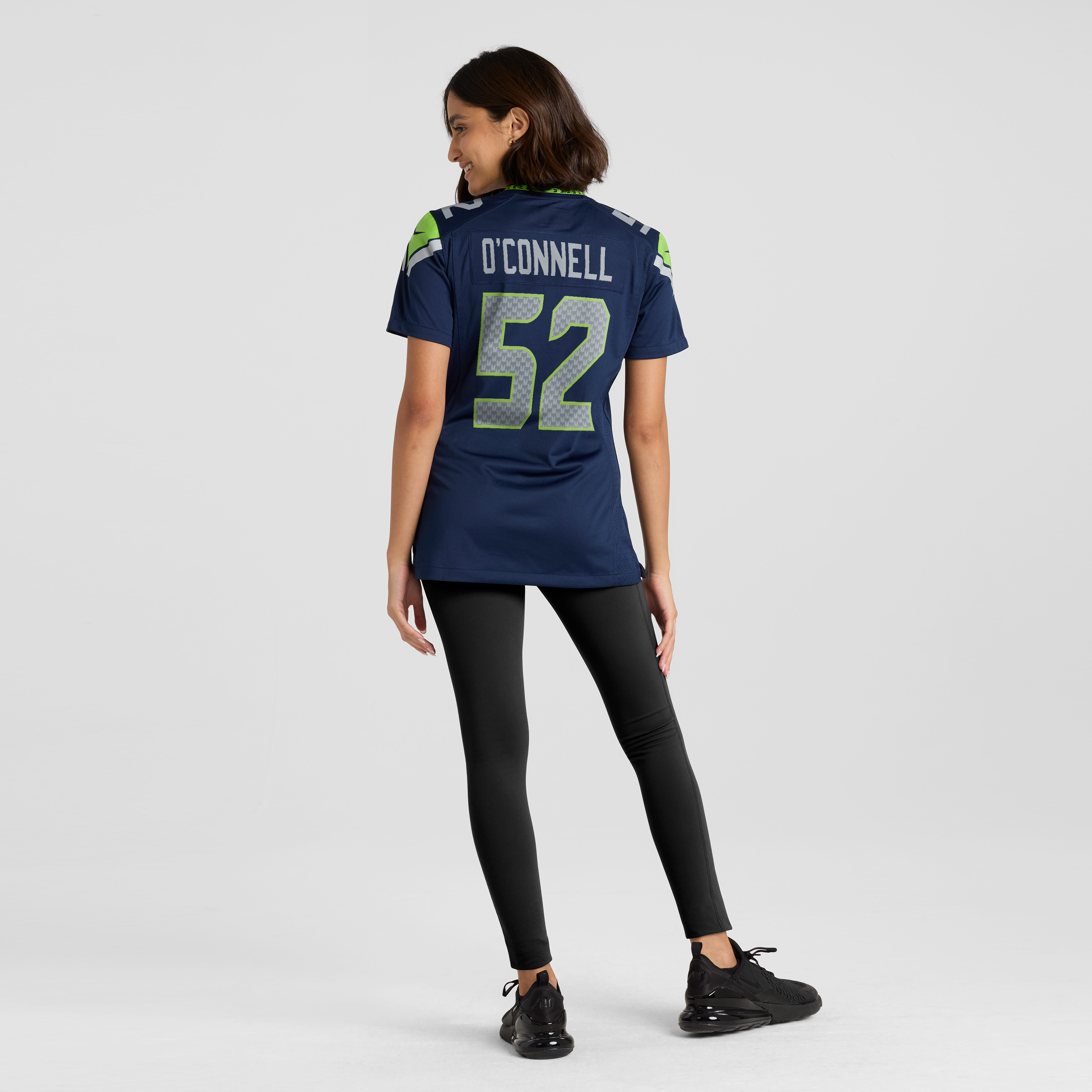 Maillot de match Nike Patrick O'Connell College Navy Seattle Seahawks pour femme