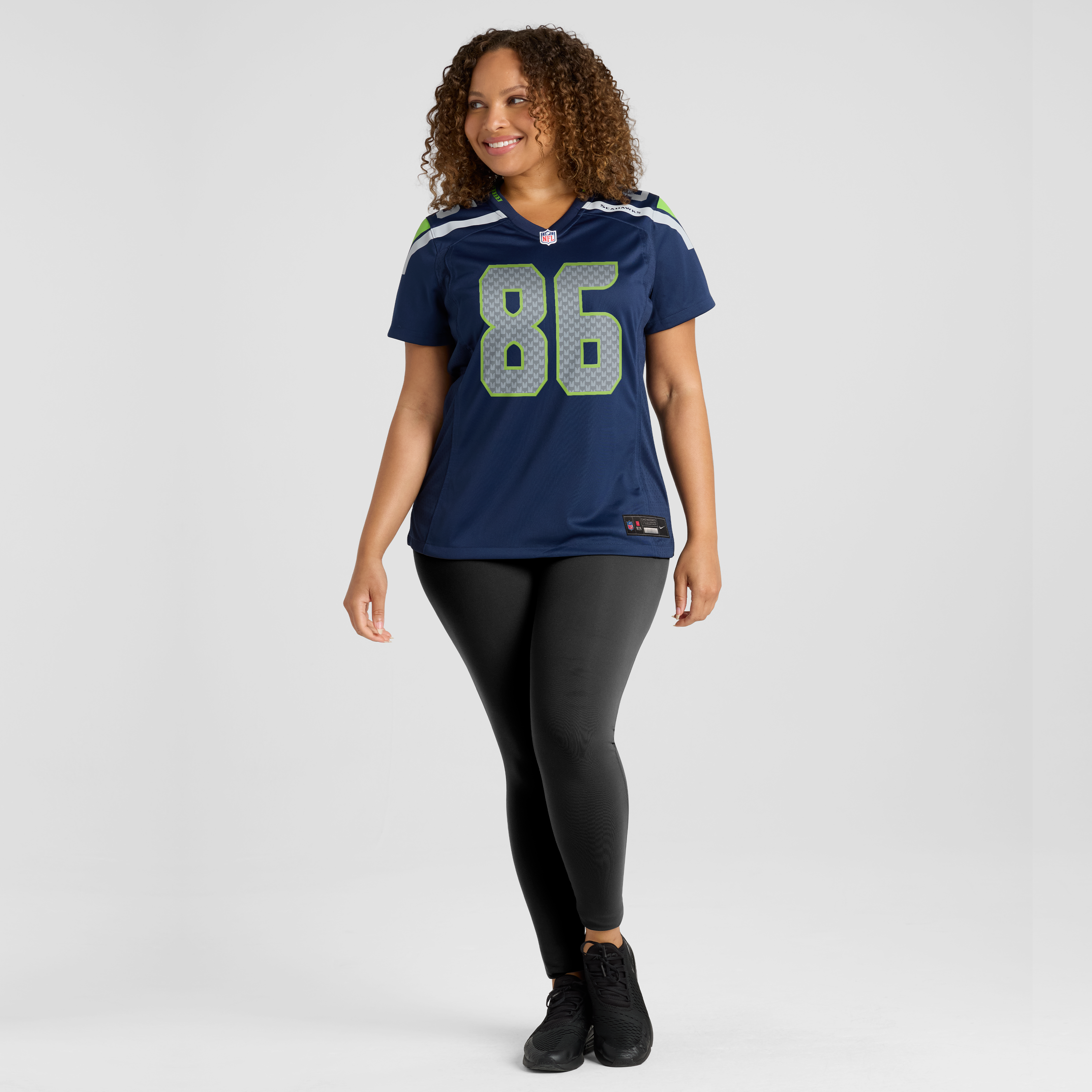 Maillot de match Nike Ricky White College Navy Seattle Seahawks pour femmes