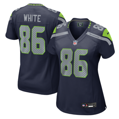 Ricky White Seattle Seahawks Nike Women's Team Game Jersey - College Navy