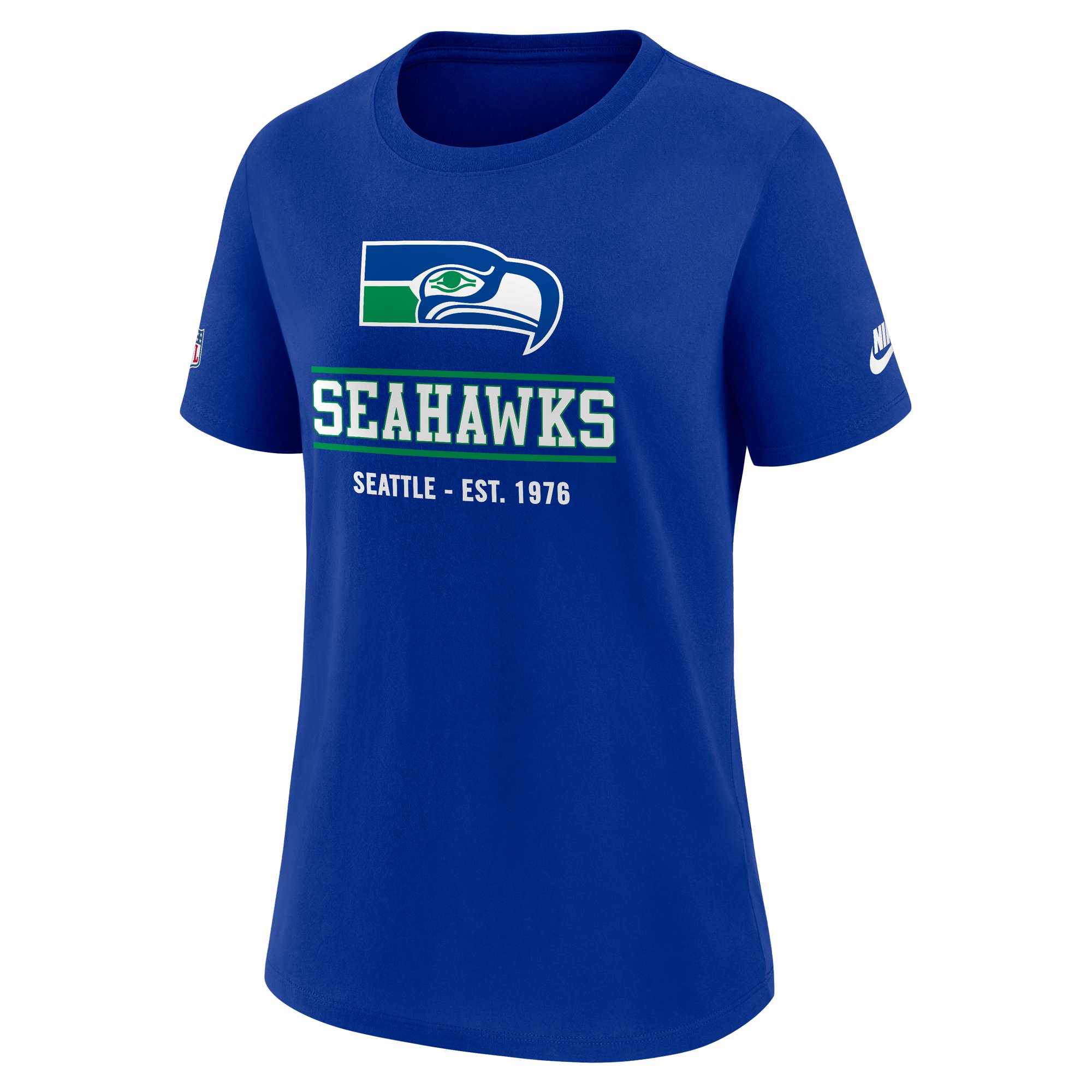 Women's Nike Royal Seattle Seahawks Alt Dri-FIT T-Shirt
