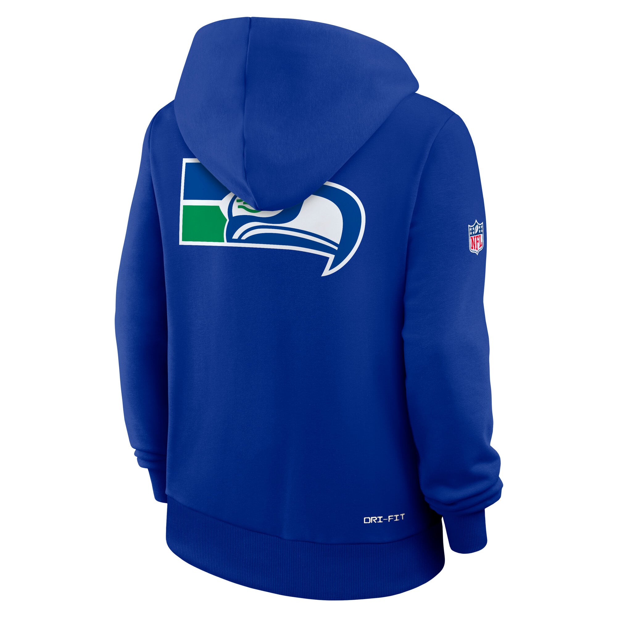 Sweat à capuche Nike Royal Seattle Seahawks Sideline Standard Issue Alternate Dri-FIT pour femme