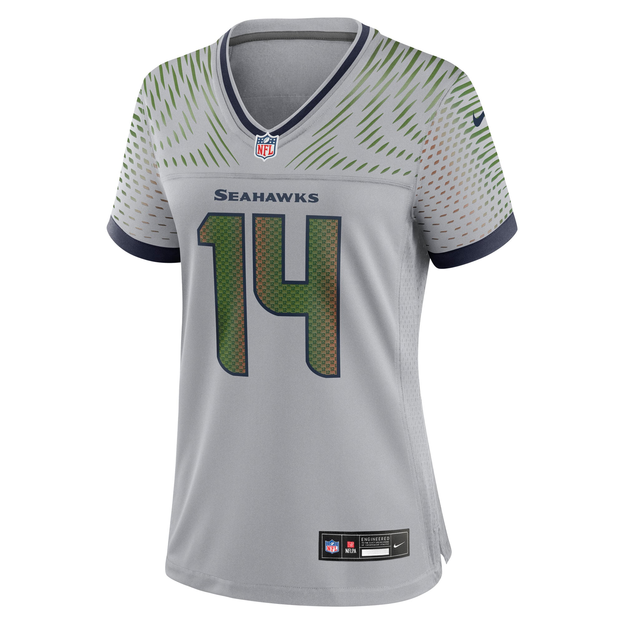 Maillot de match Nike Sam Darnold gris Seattle Seahawks Rivalries Collection pour femmes