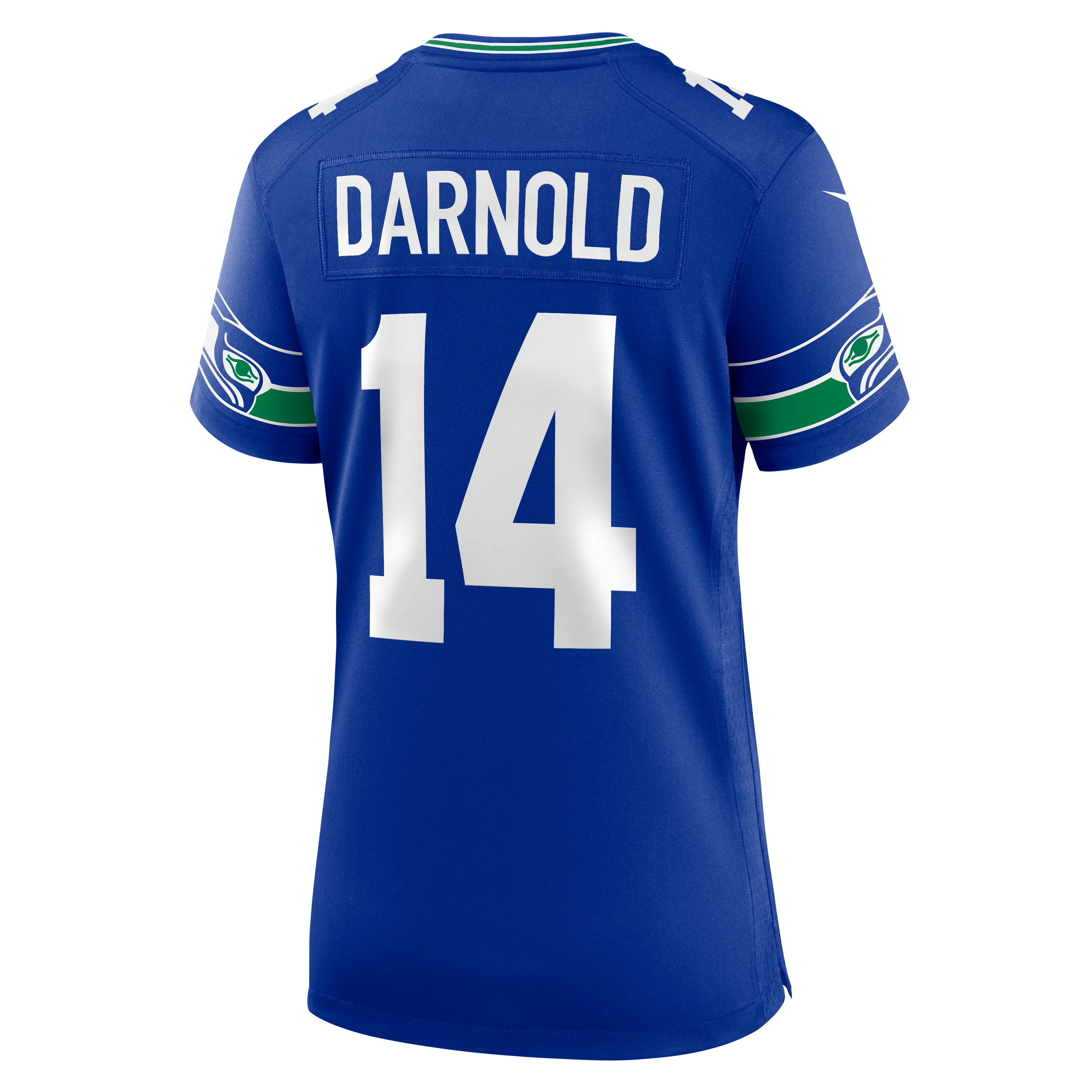 Maillot alternatif Nike Sam Darnold Royal Seattle Seahawks pour femmes
