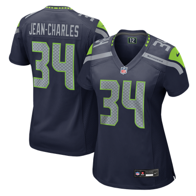 Shemar Jean-Charles Seattle Seahawks Nike Women's Team Game Jersey - College Navy
