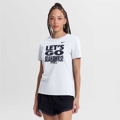 Seattle Seahawks Nike Women's Primetime T-Shirt - White
