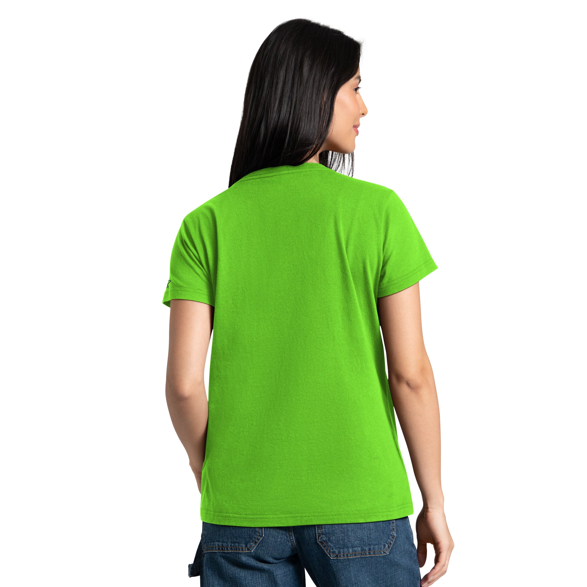 Pack de t-shirts Starter pour femmes, bleu marine/vert fluo, Seattle Seahawks