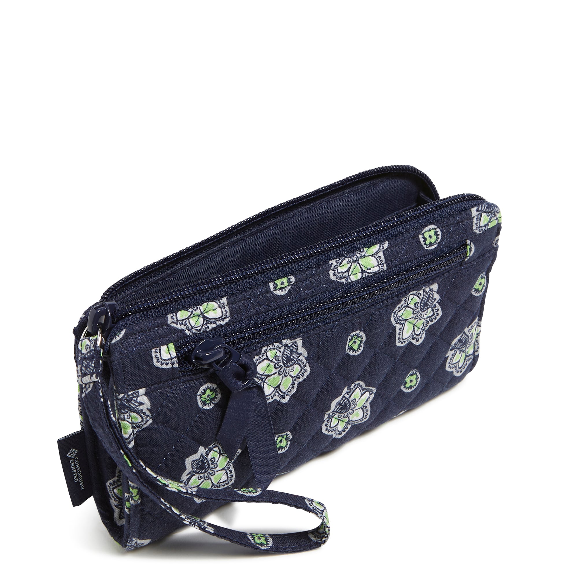Women's Vera Bradley Seattle Seahawks RFID Front-Zip Wristlet