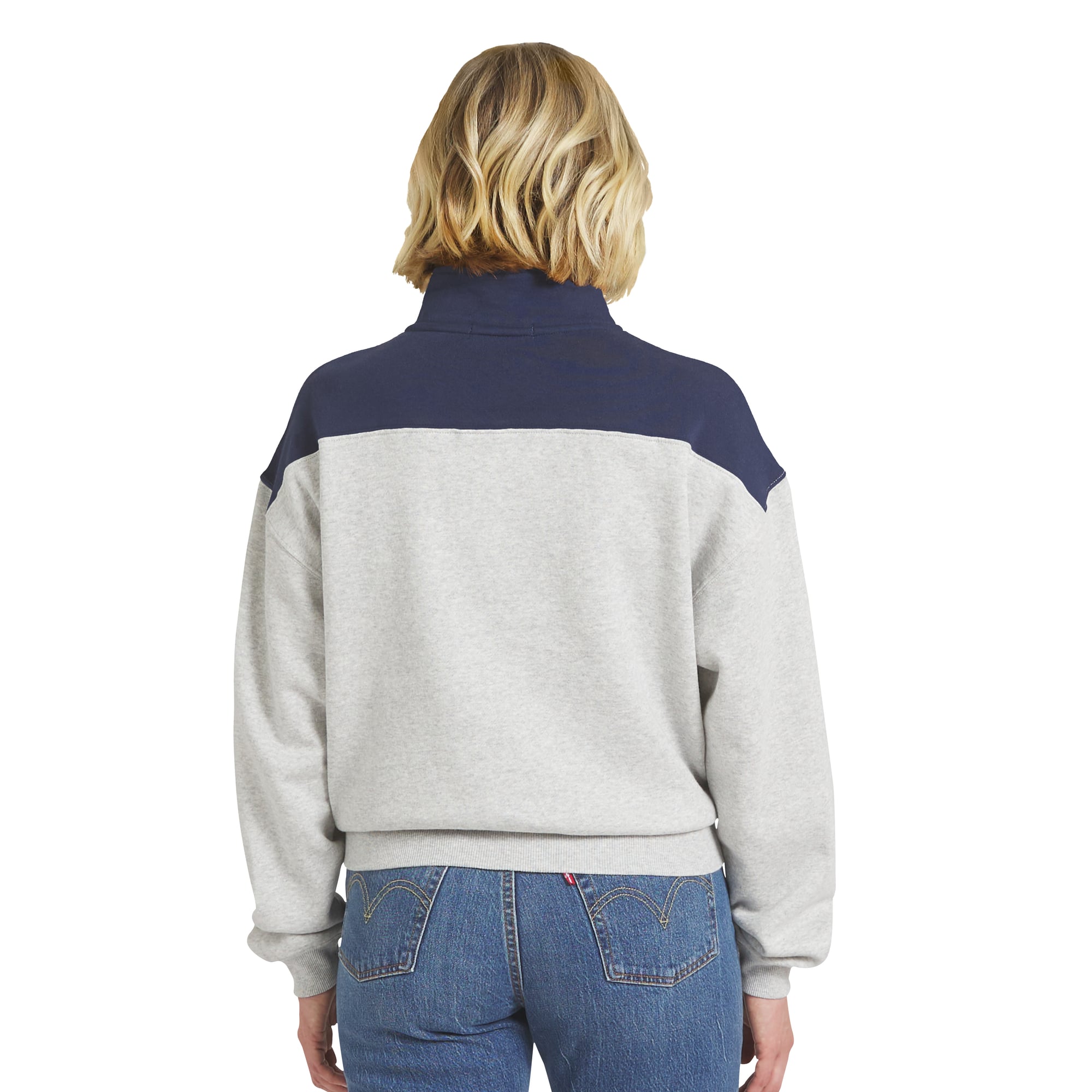 Pull à demi-zip en gris chiné Seattle Seahawks de la marque WEAR by Erin Andrews pour femme