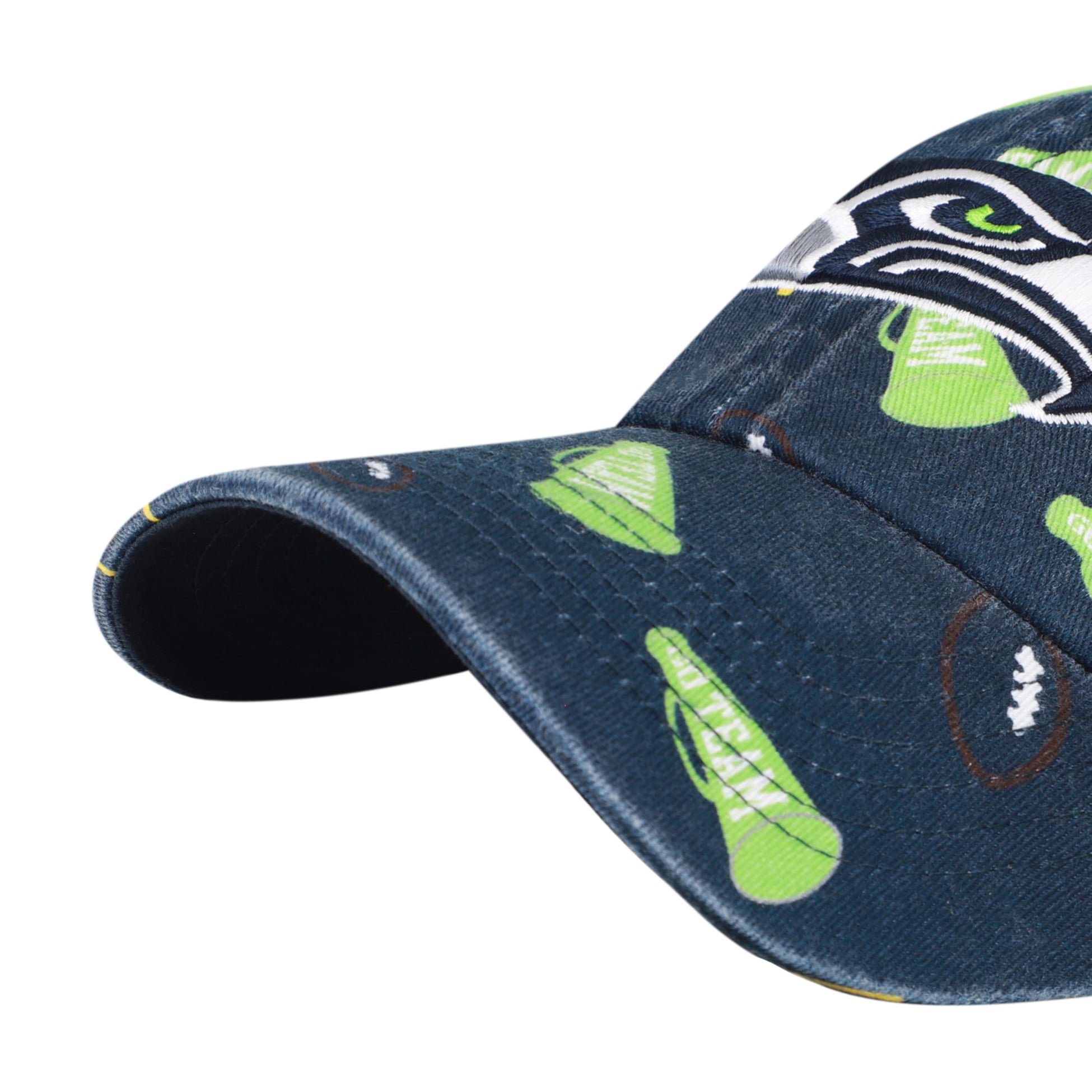 Youth '47 College Navy Seattle Seahawks Stomping Ground Clean Up Adjustable Hat