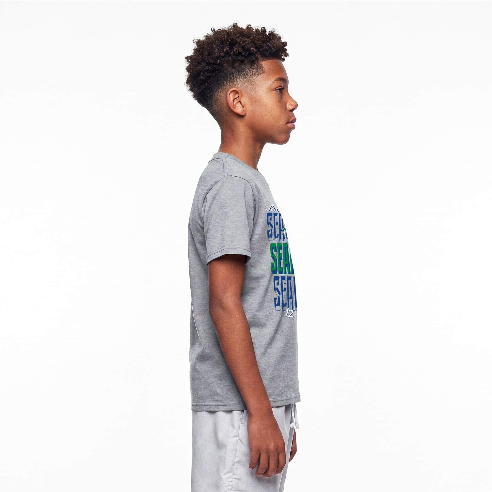 Youth Disney x Champion Heather Gray Seattle Seahawks Seagulls T-Shirt