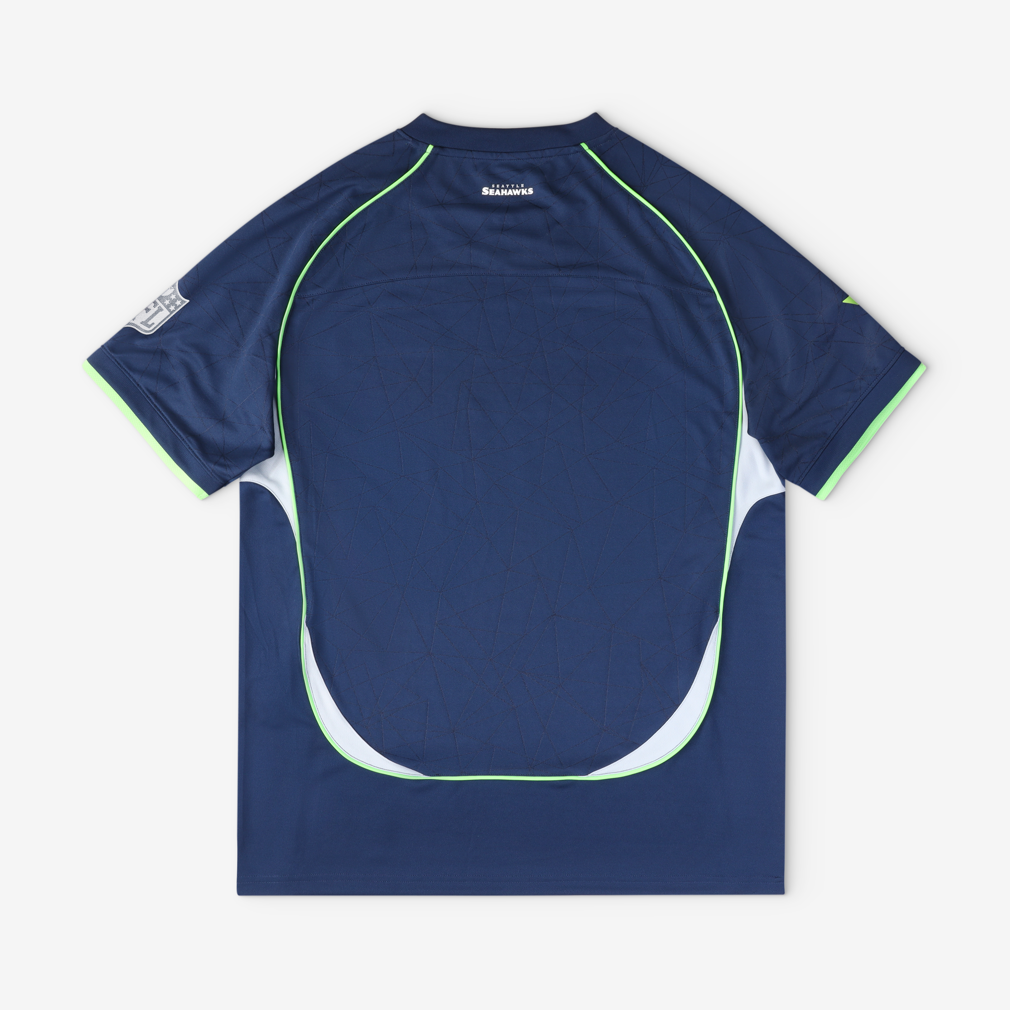 Youth Fanatics College Navy Seattle Seahawks Football x V-Neck Fan Top