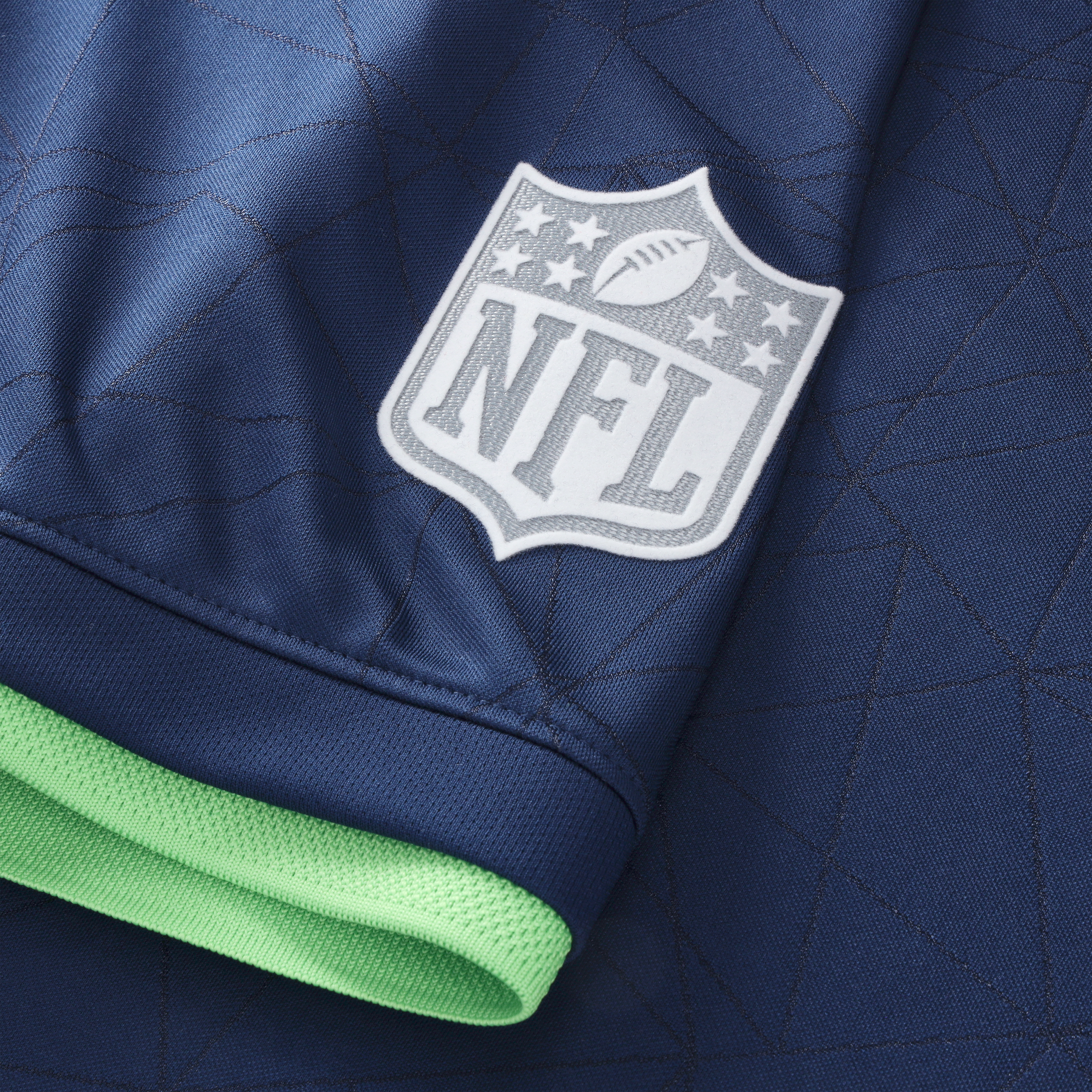 Youth Fanatics College Navy Seattle Seahawks Football x V-Neck Fan Top
