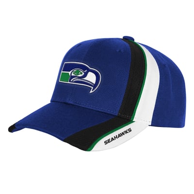 Seattle Seahawks Mitchell & Ness Youth Club Downforce Pro Crown Snapback Hat - Royal
