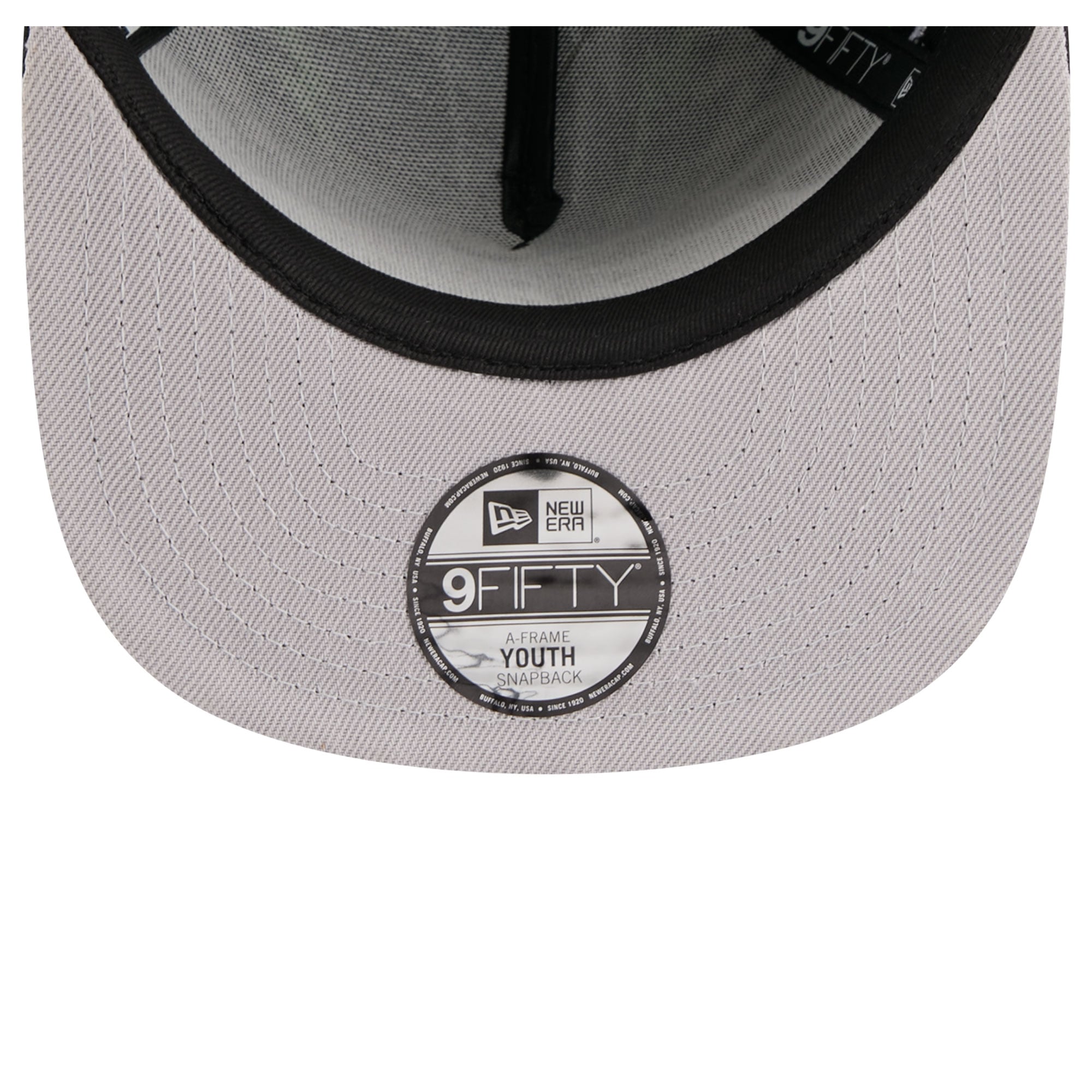 Casquette snapback New Era 9FIFTY Bolt A-Frame noire Seattle Seahawks pour jeunes
