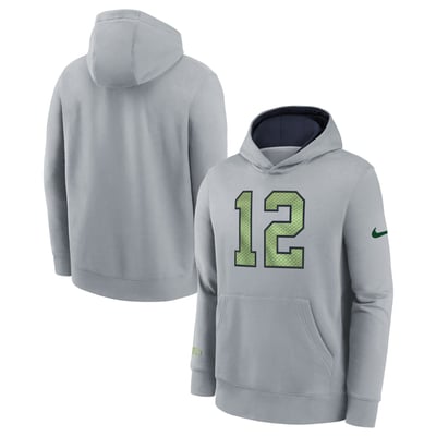  Seattle Seahawks Nike Youth Rivalries Collection Club Hoodie - Gray