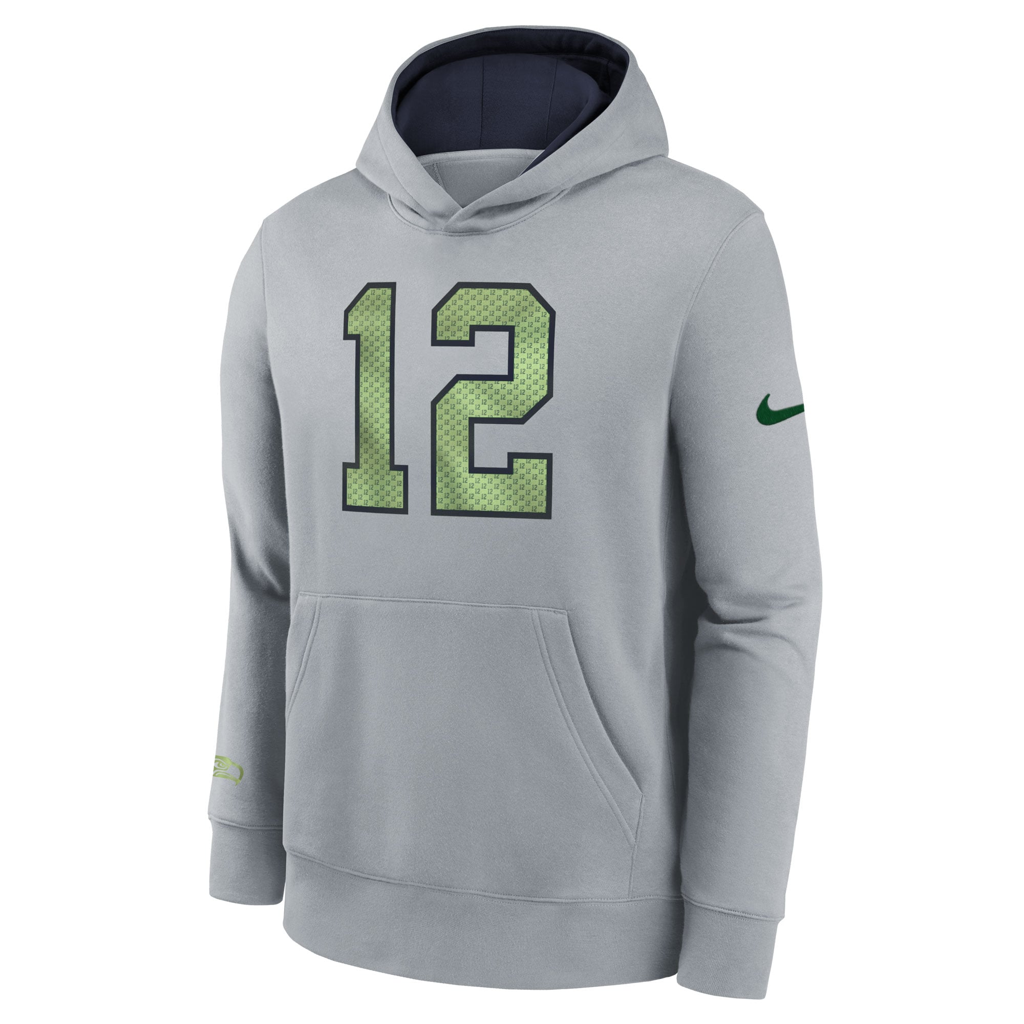 Youth Nike  Gray Seattle Seahawks Rivalries Collection Club Hoodie