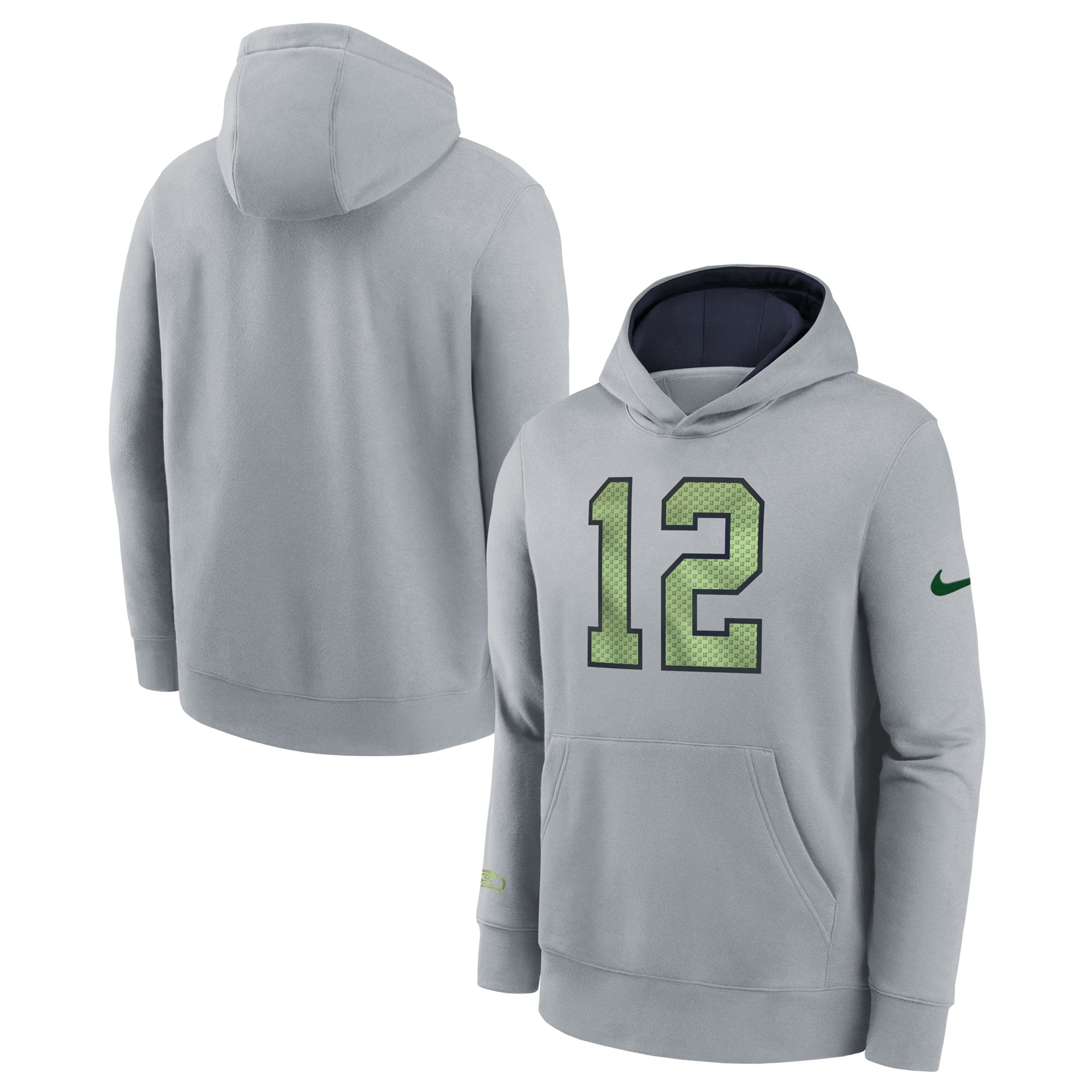 Youth Nike Gray Seattle Seahawks Rivalries Collection Club Hoodie