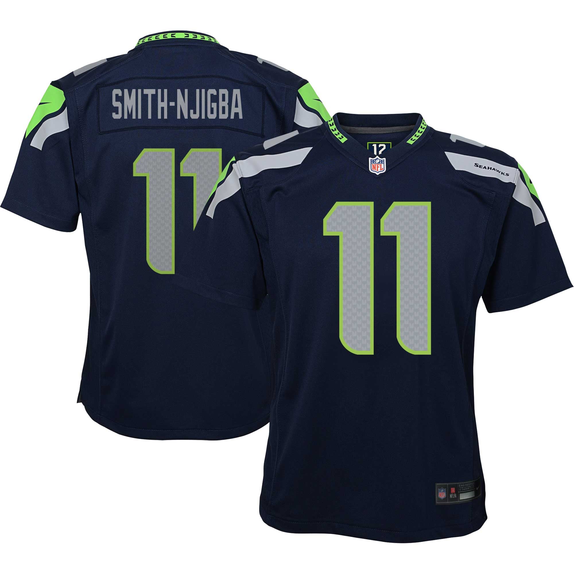 Maillot Nike Jaxon Smith-Njigba College Navy pour jeune des Seattle Seahawks