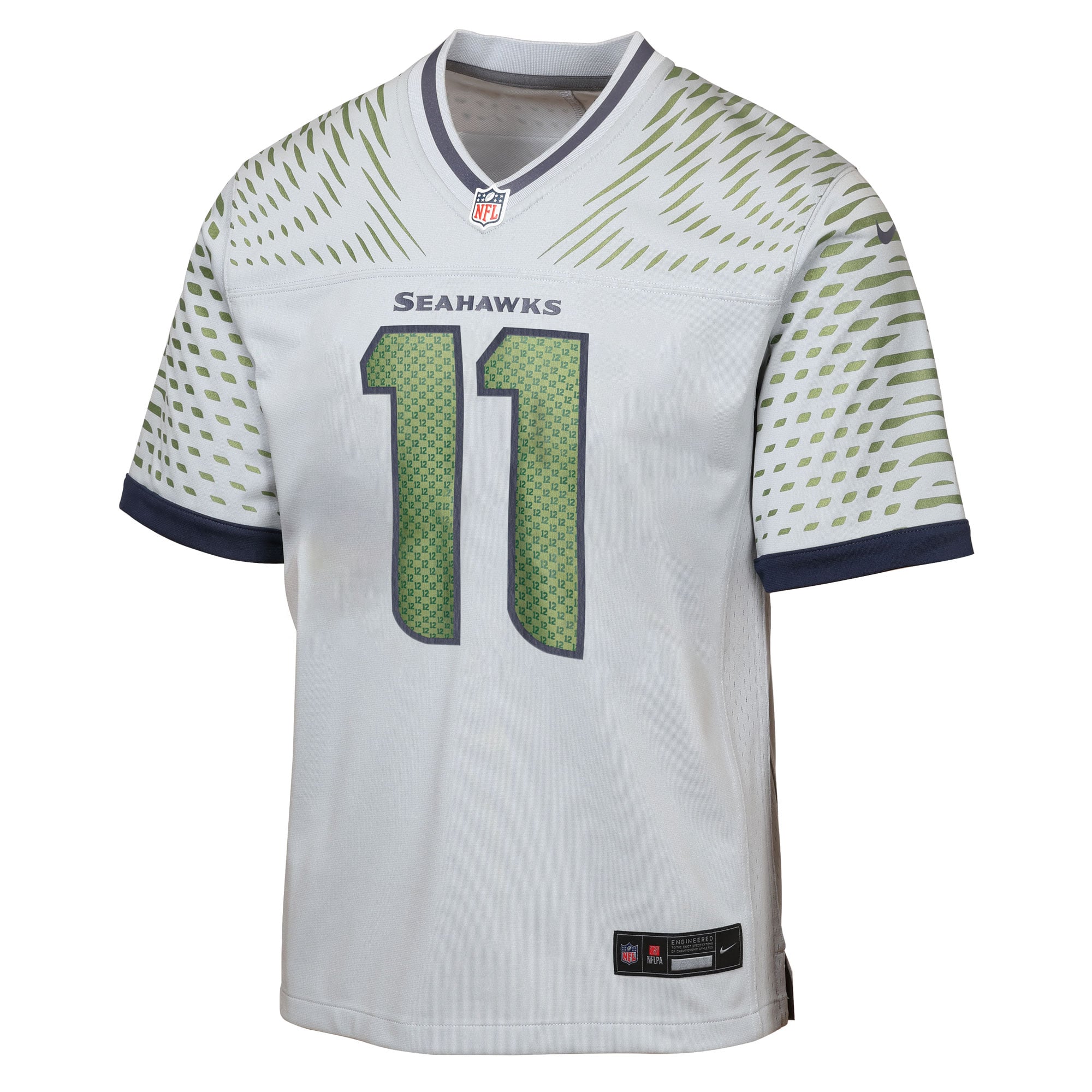 Youth Nike Jaxon Smith-Njigba Gray Seattle Seahawks Rivalries Collection Game Jersey