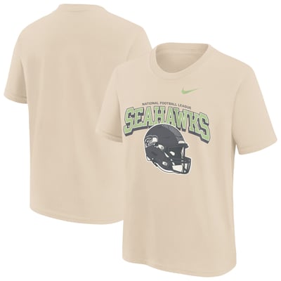 Seattle Seahawks Nike Youth Vintage Mod Easy Lane T-Shirt - Natural